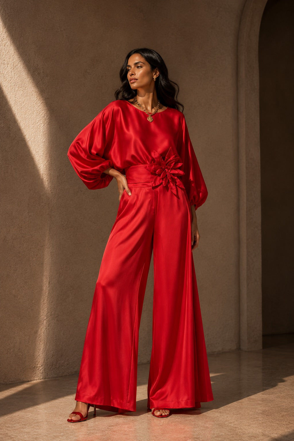 Pantalon Akara Rojo