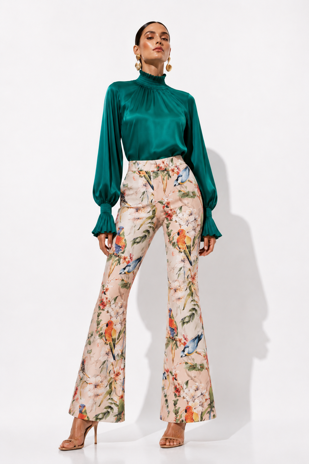 Pantalón Kristal Pájaros Degrade