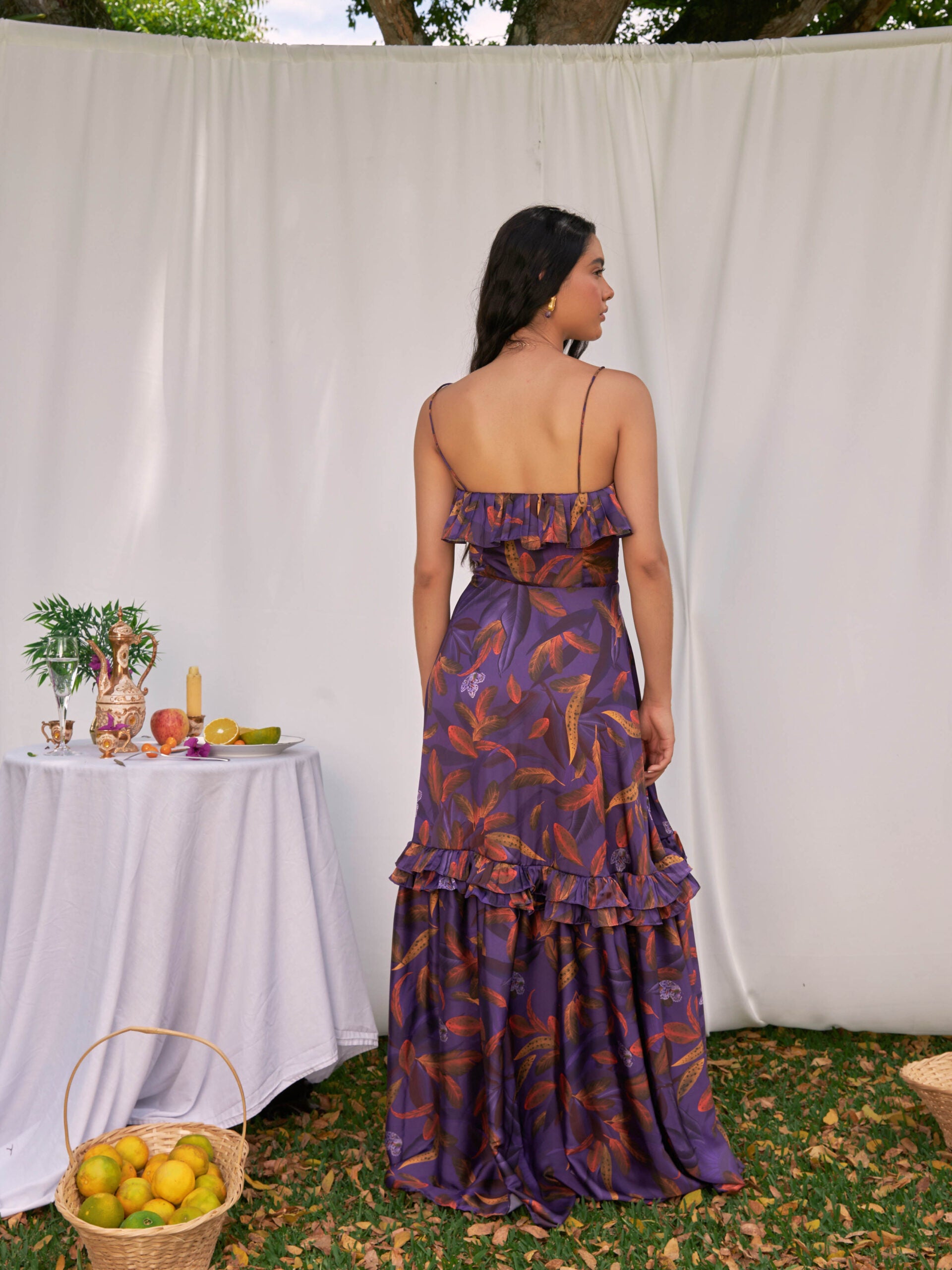 Vestido Pascal Estampado Multimorado