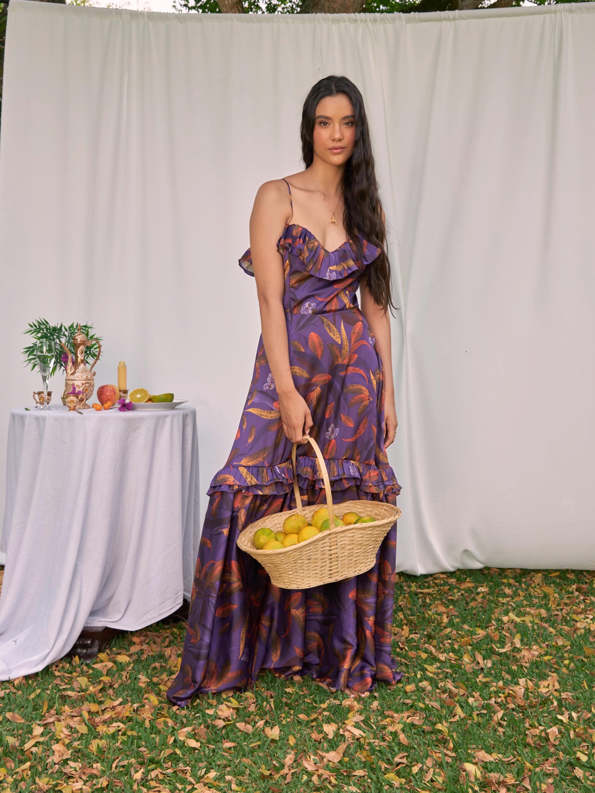 Vestido Pascal Estampado Multimorado