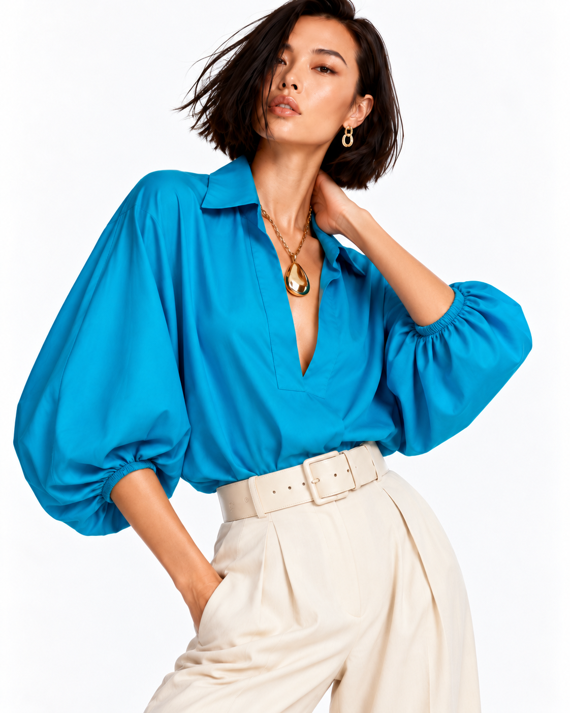 Blusa Popular Turquesa