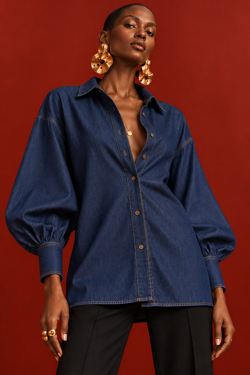 Blusa Shak denim