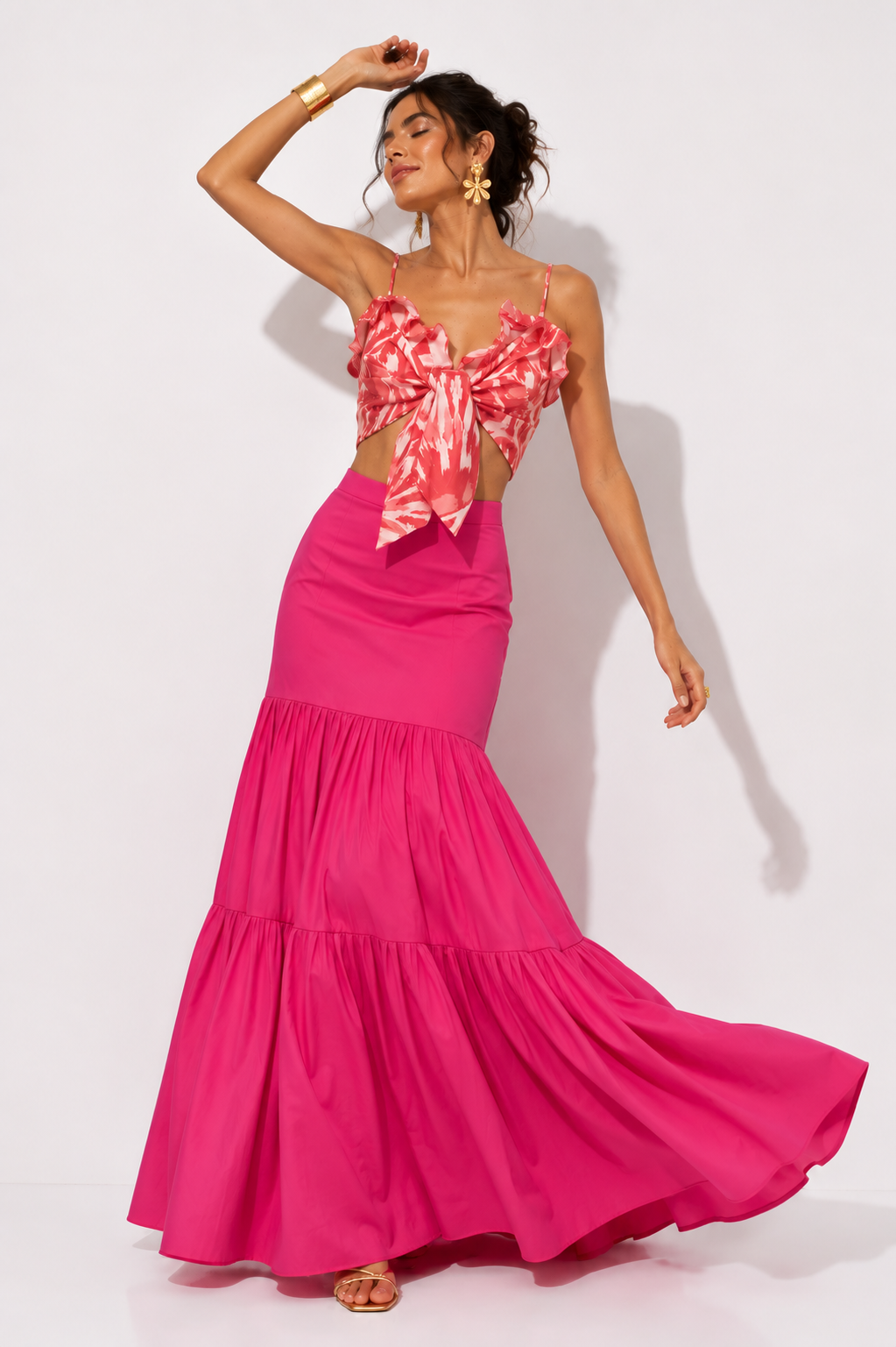 Top Farid Tortuga Carey Fucsia