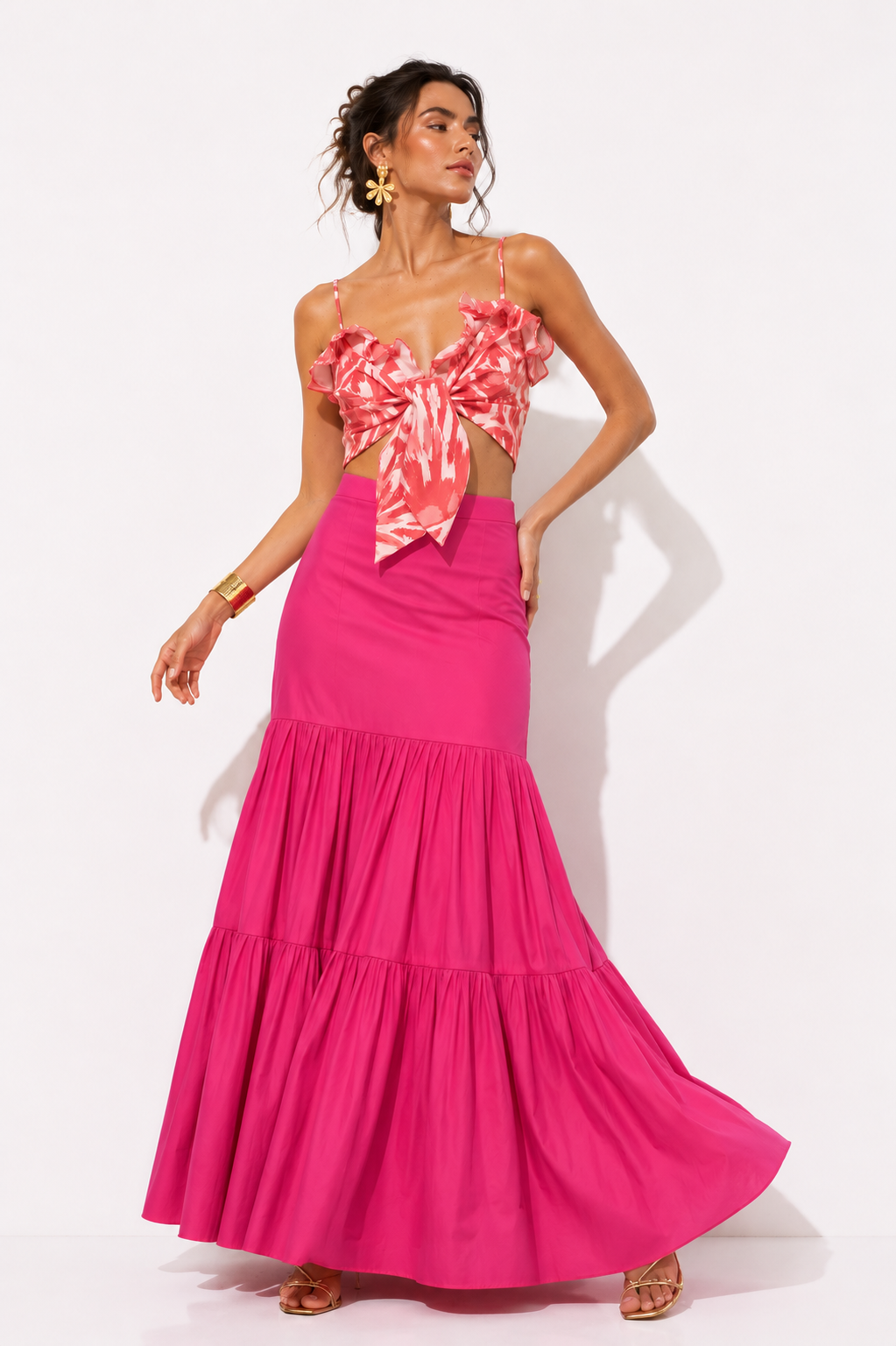 Falda Sashico Fucsia