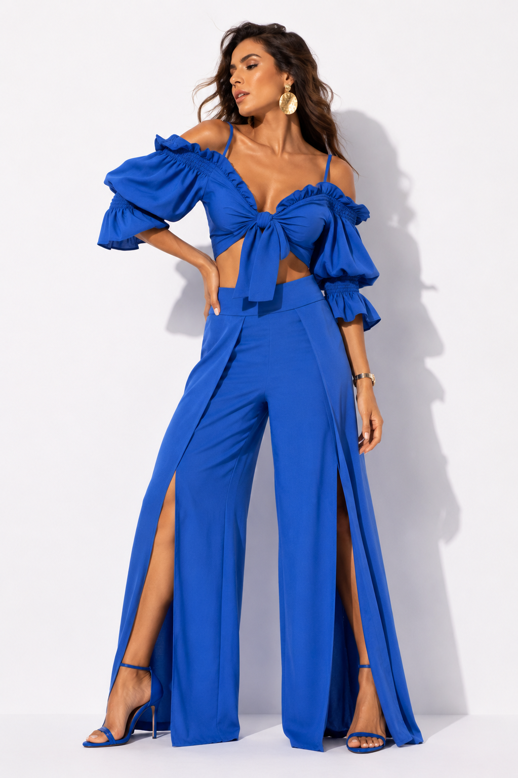 Blusa Tuck Azul