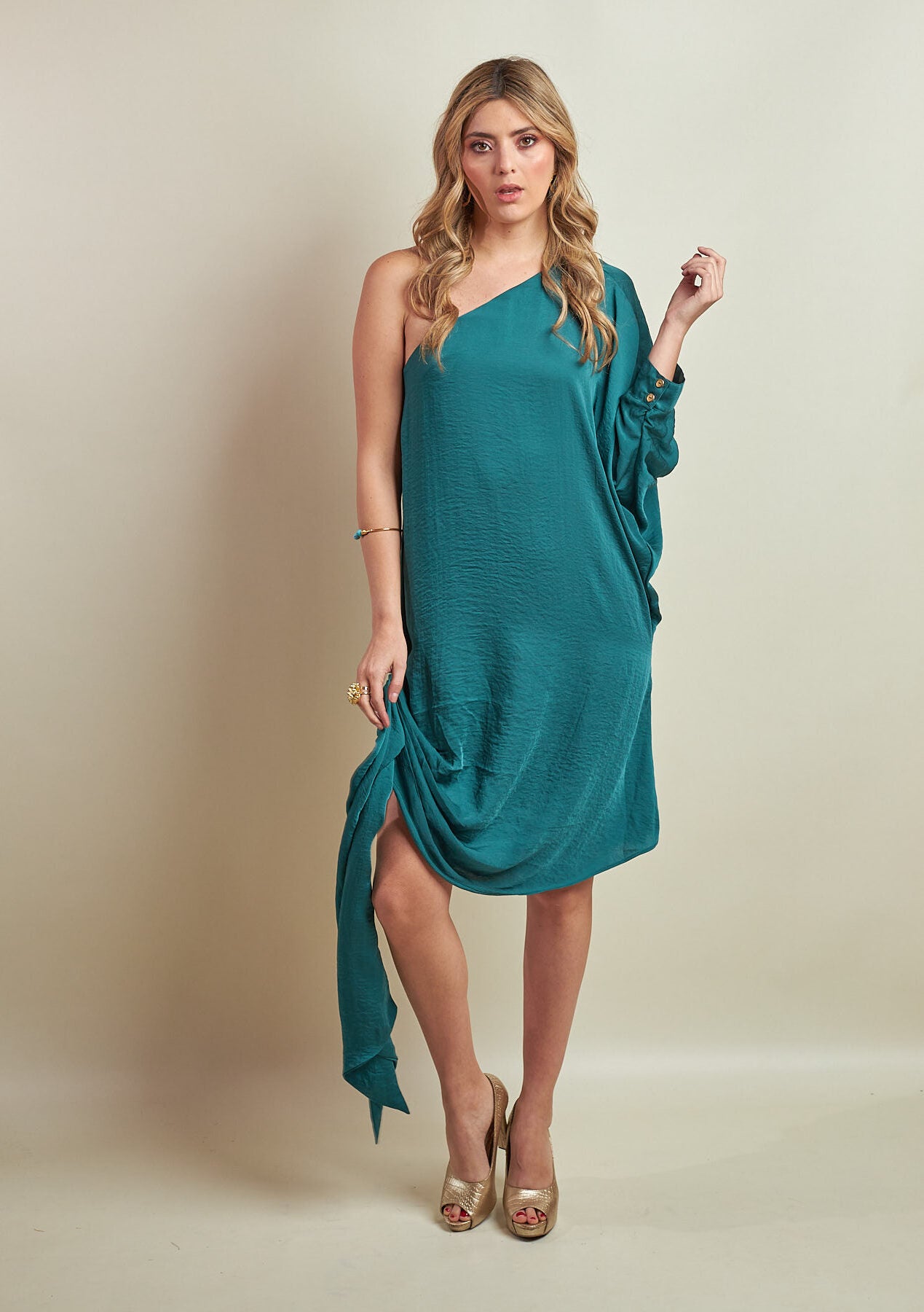 Vestido Bahía Verde Oliva