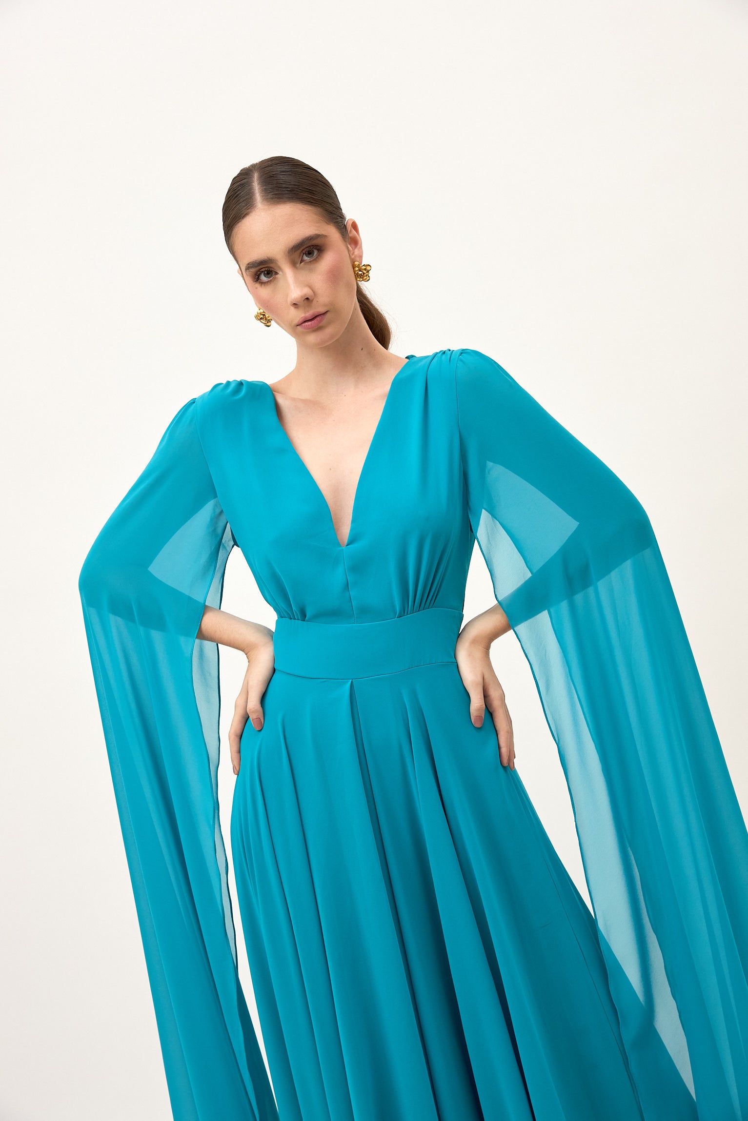 Vestido Girasol Turquesa