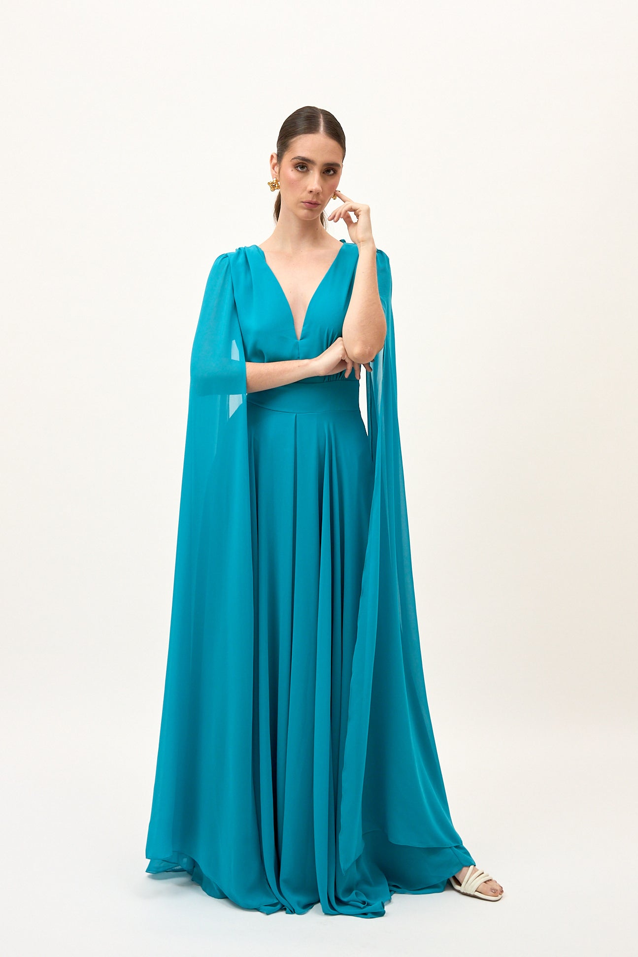 Vestido Girasol Turquesa