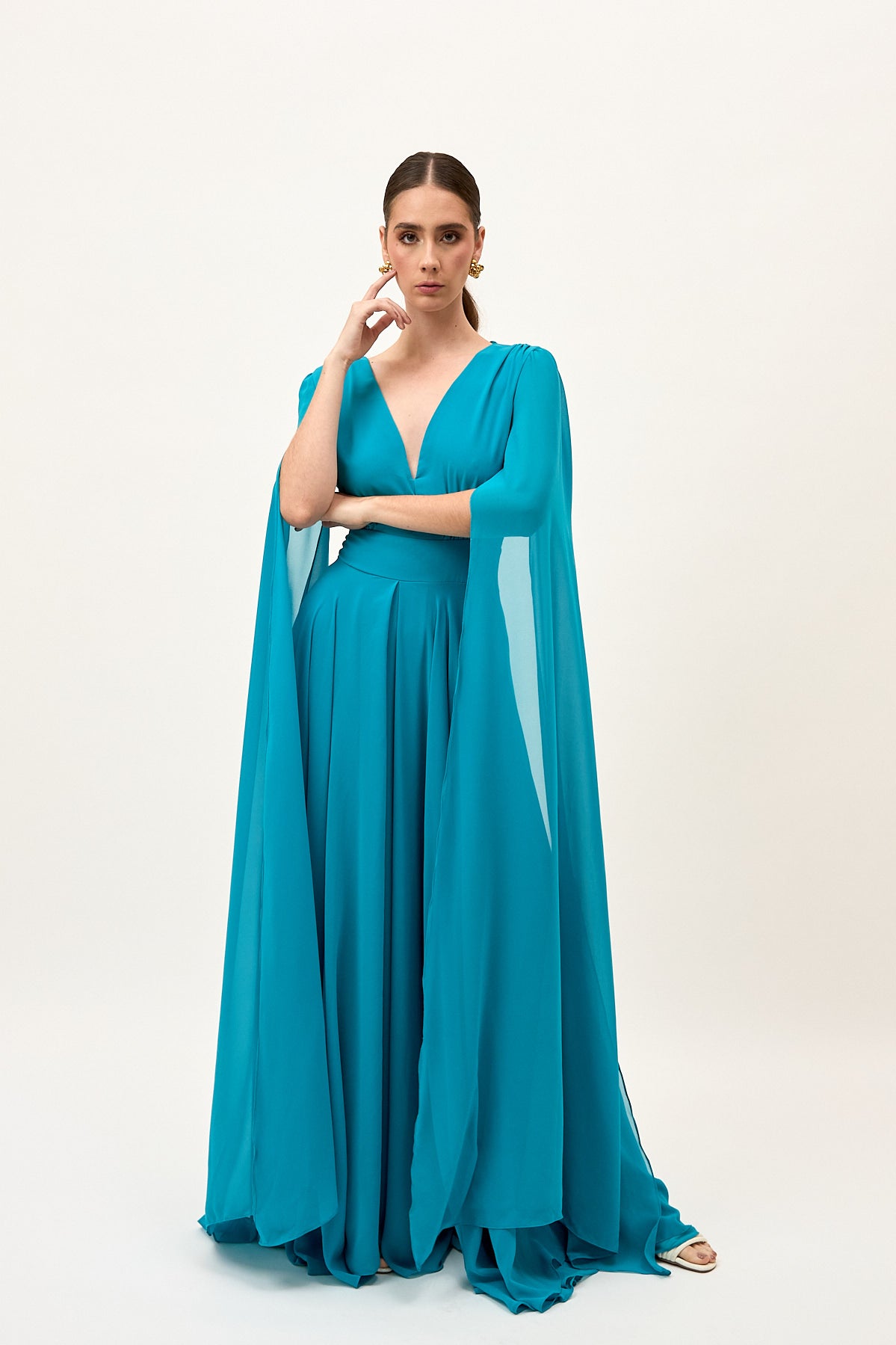 Vestido Girasol Turquesa