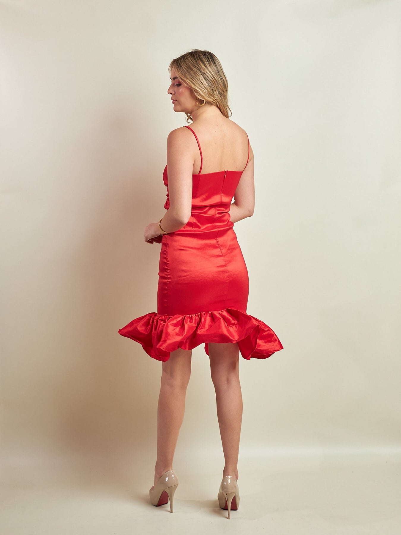 Vestido Longoria Rojo