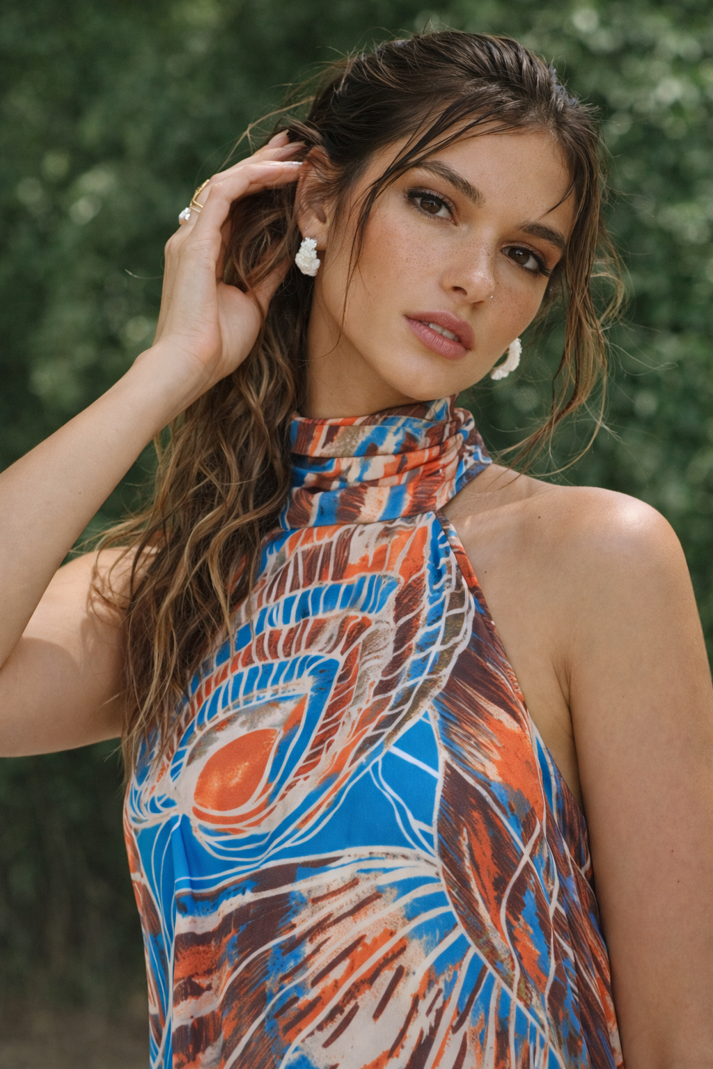 Vestido Apolinary Almejas Estampado