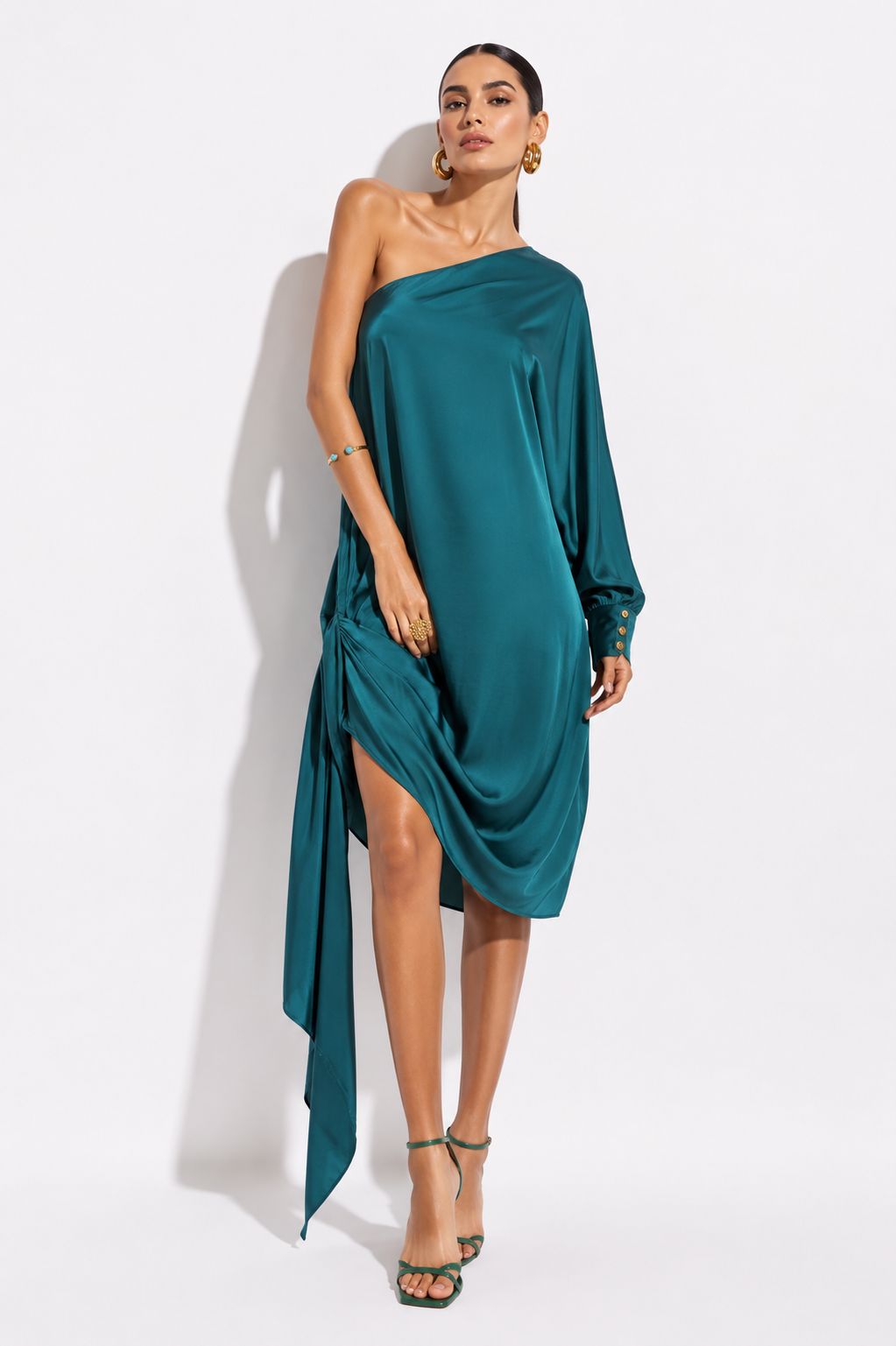Vestido Bahía Verde Oliva