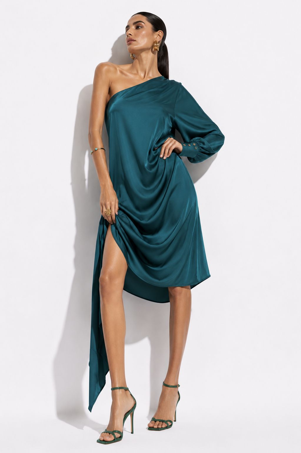 Vestido Bahía Verde Oliva