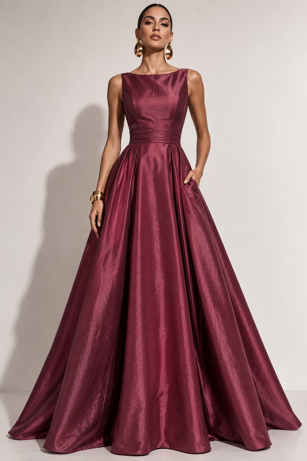 Vestido Genoveva Vinotinto