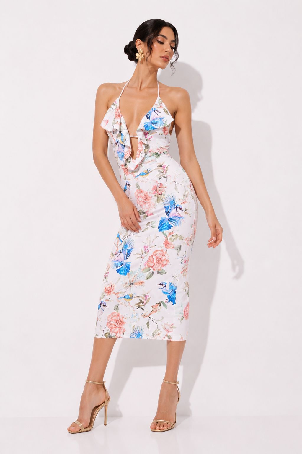 Vestido Pelicano Estampado