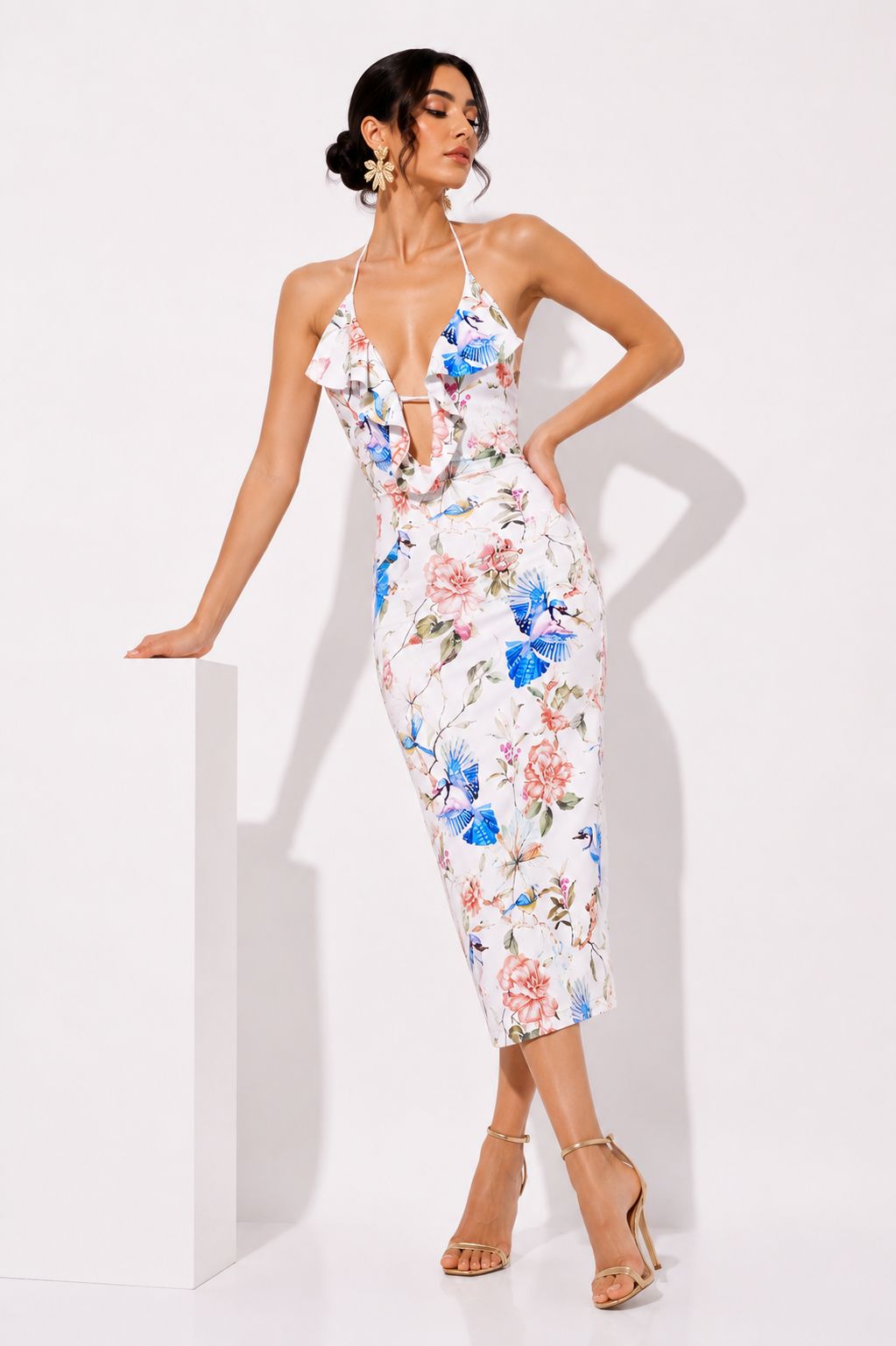 Vestido Pelicano Estampado