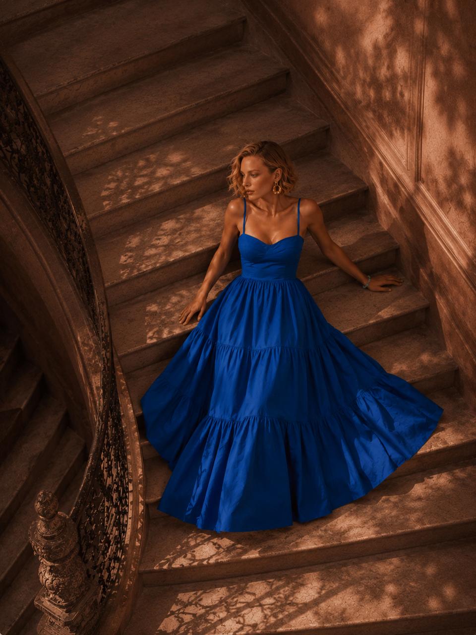 Vestido Pijao Azul