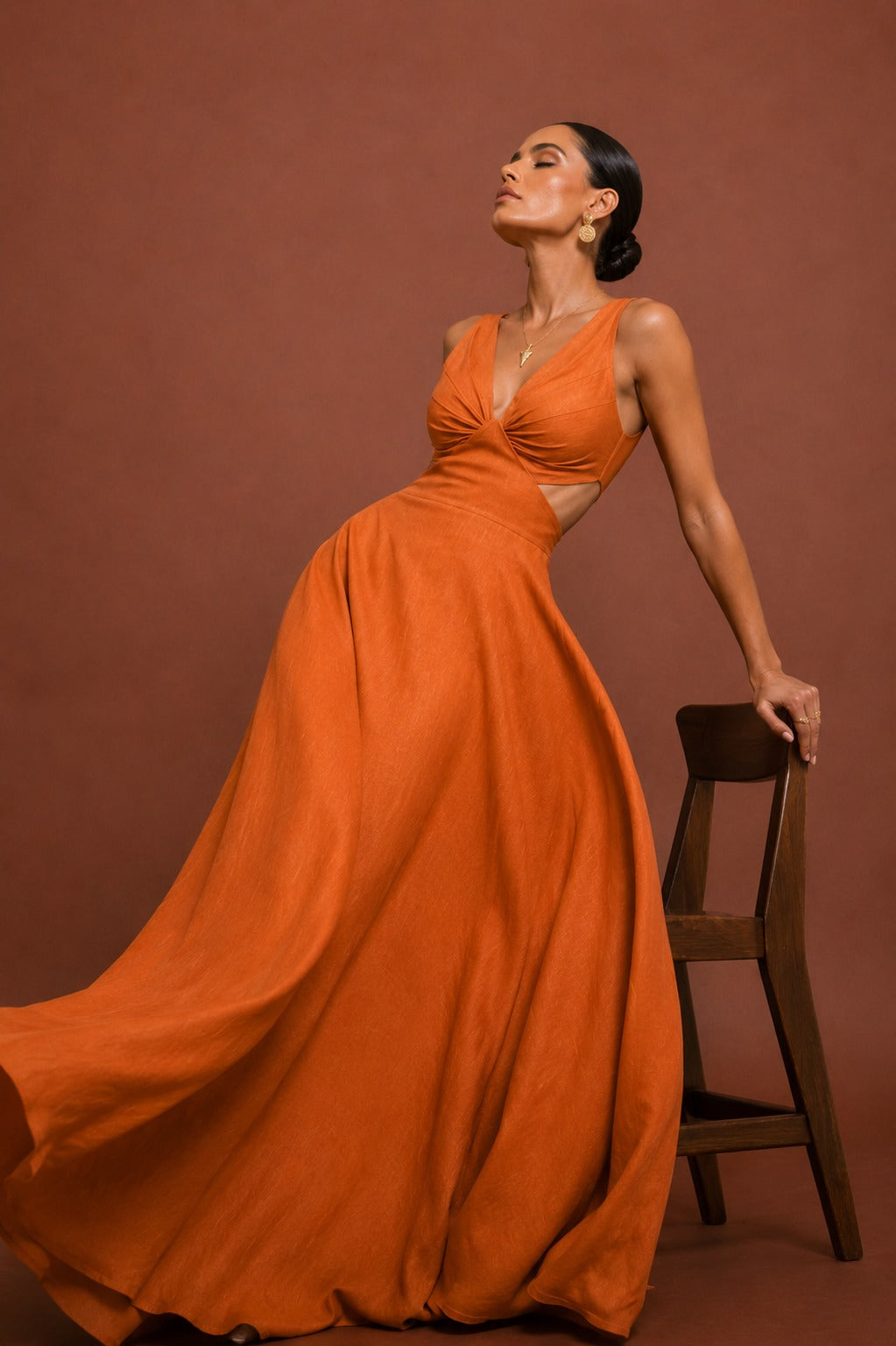 Vestido Quindio Naranja