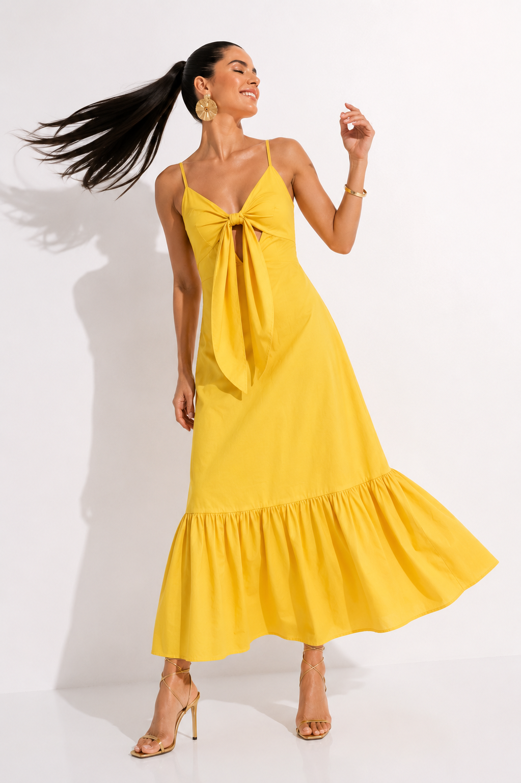 Vestido Ananda Amarillo