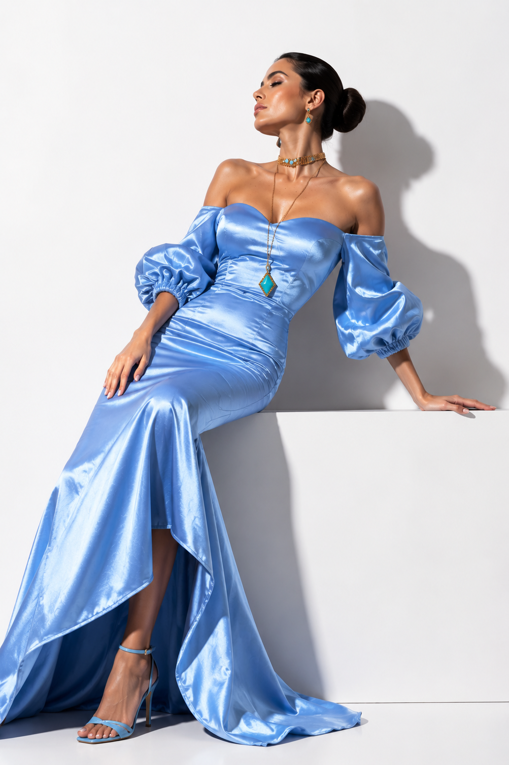Vestido Laureana Azul
