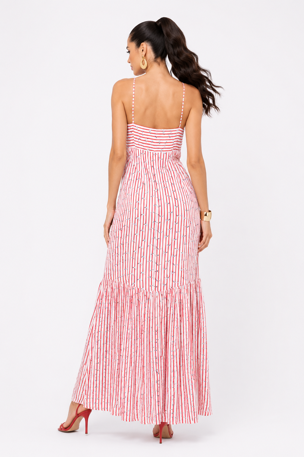 Vestido Melania Rayas Rojas