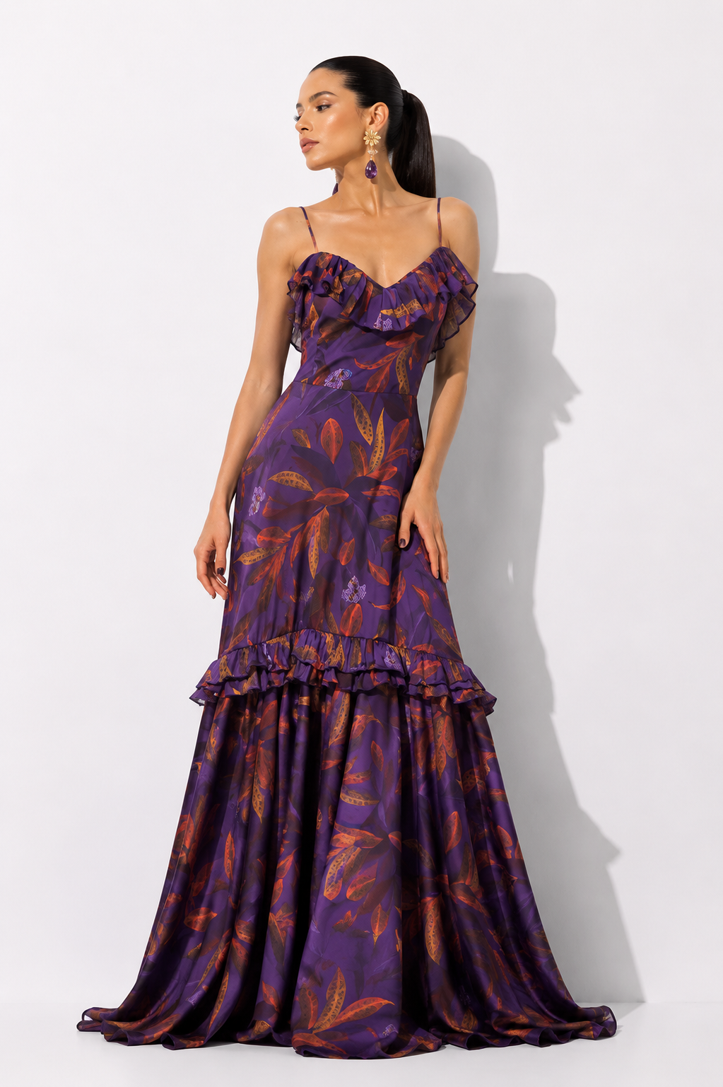 Vestido Pascal Estampado Multimorado
