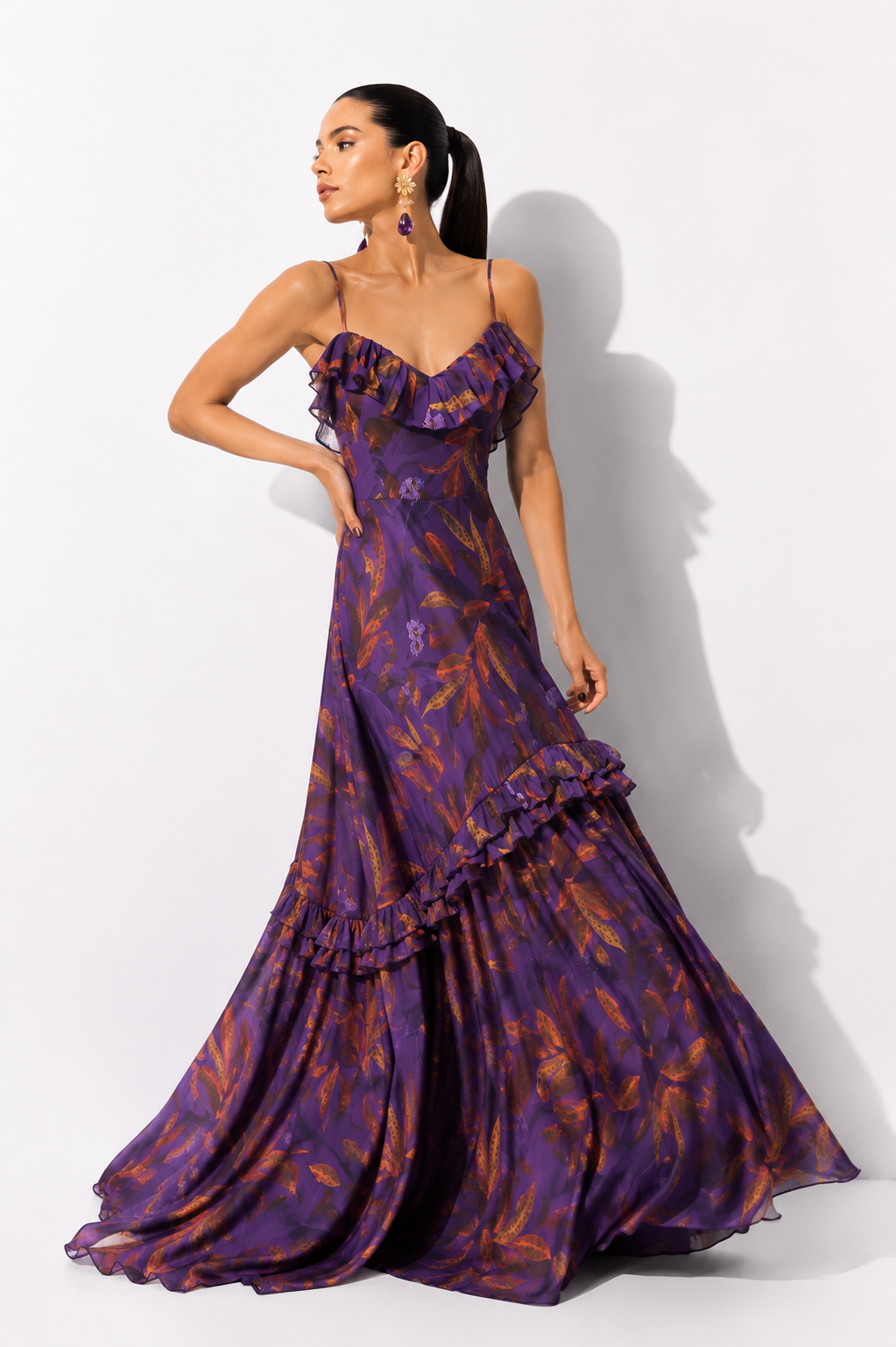 Vestido Pascal Estampado Multimorado