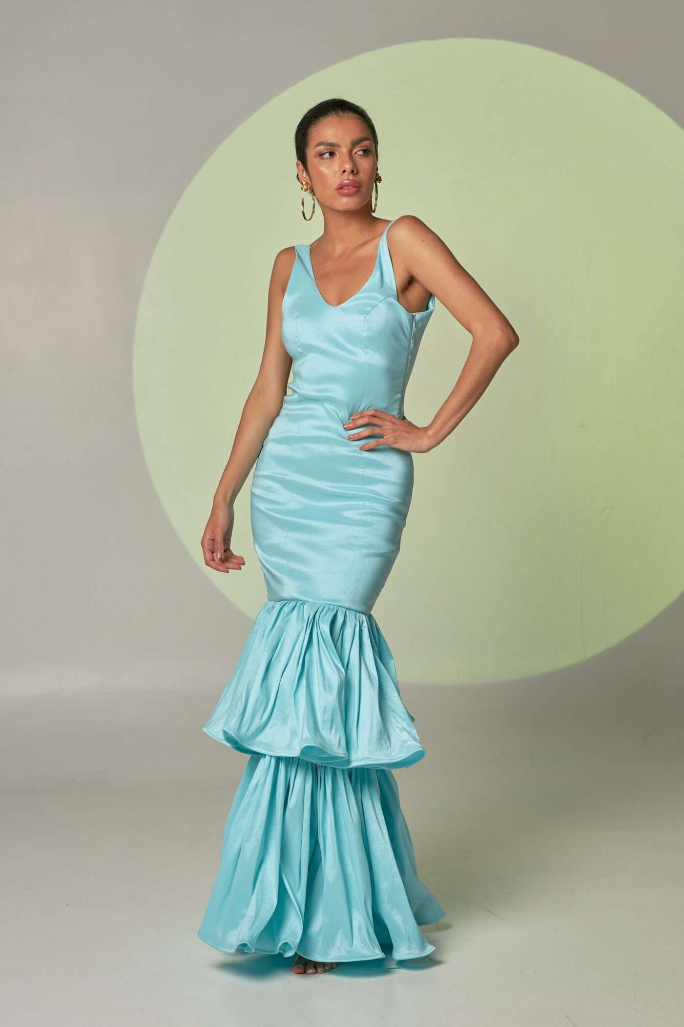 Vestido Adell Celeste
