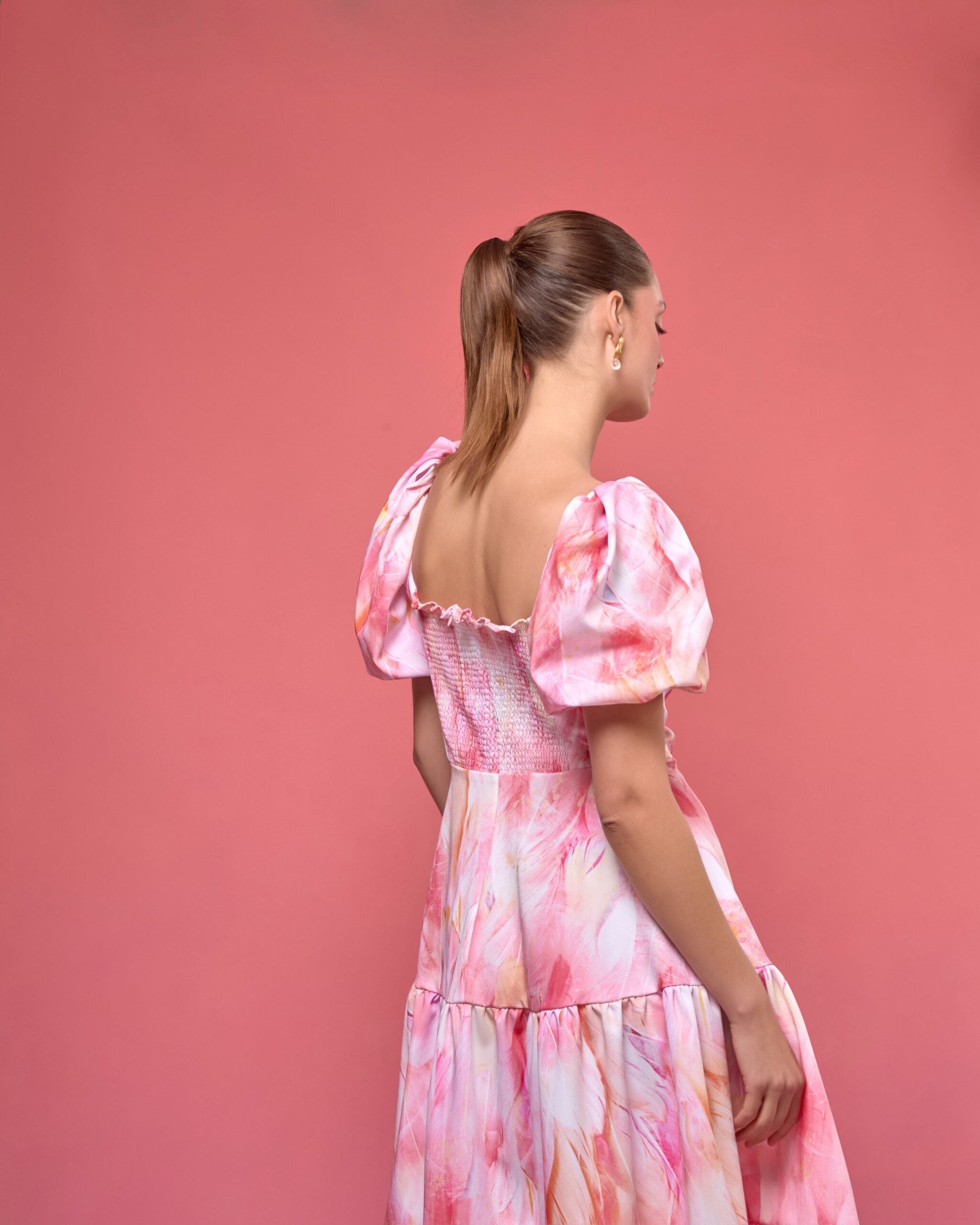Vestido Lolita Salmón Estampado