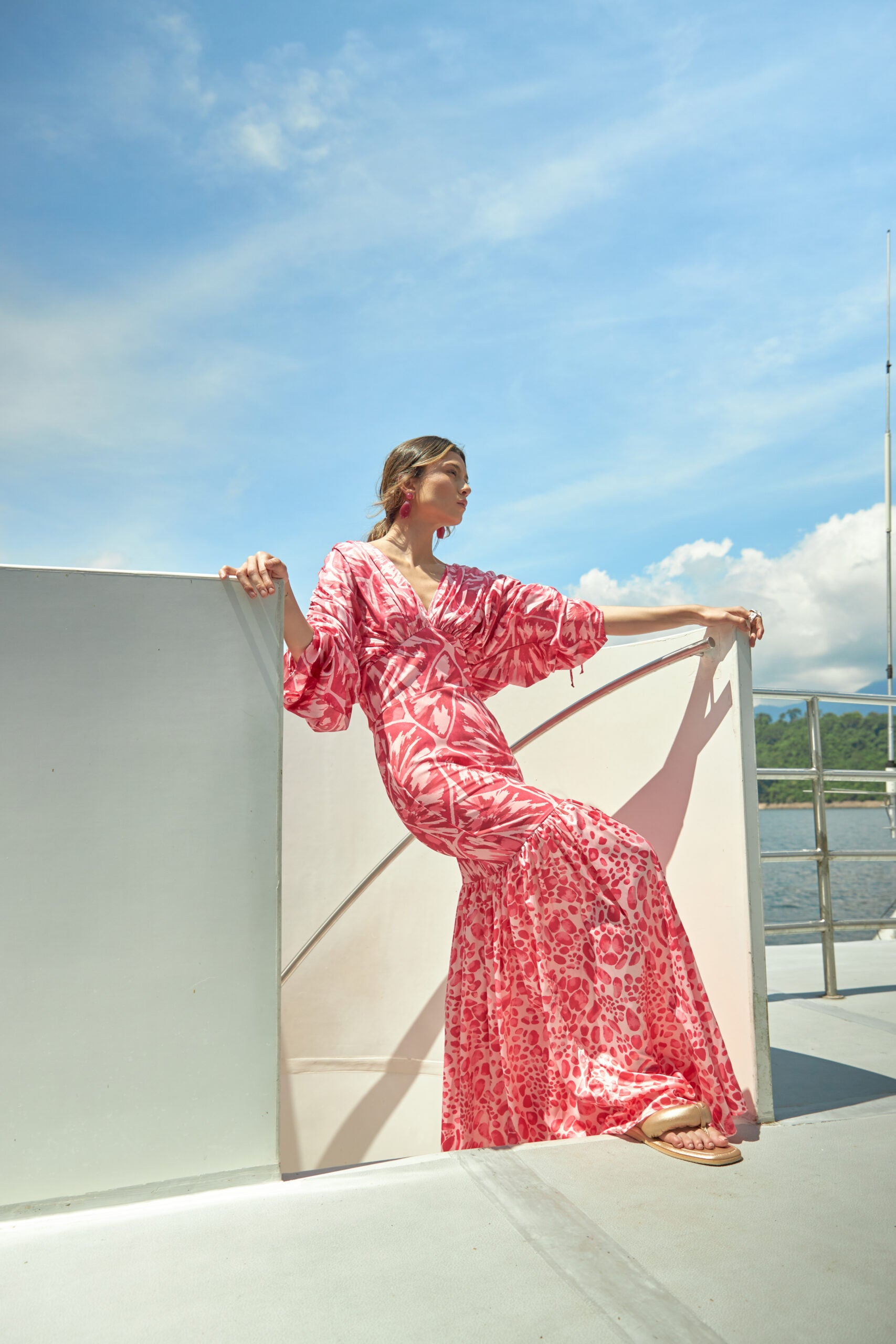 Vestido Musk Manchitas Fucsia