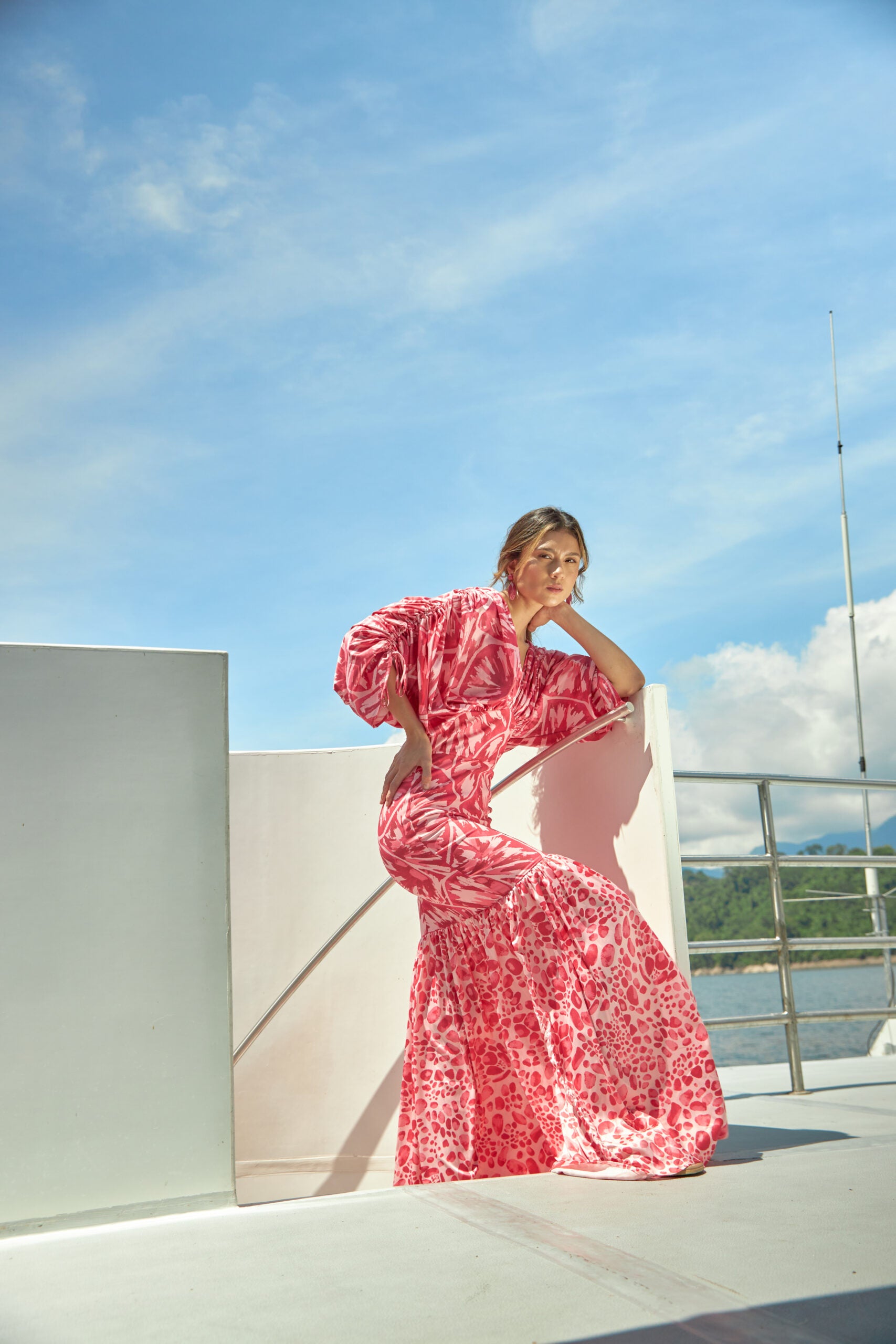 Vestido Musk Manchitas Fucsia