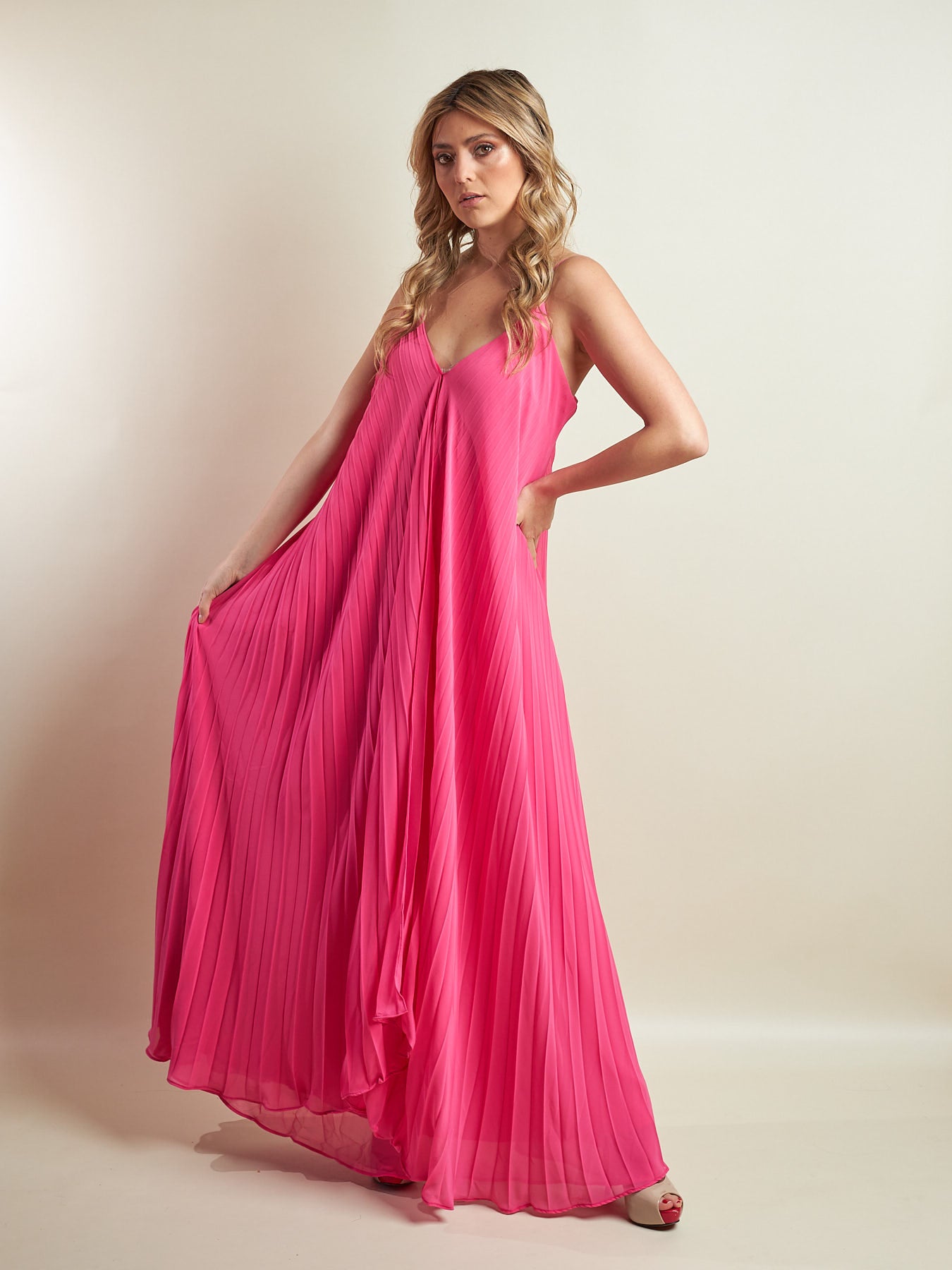 Vestido Suarez Fucsia