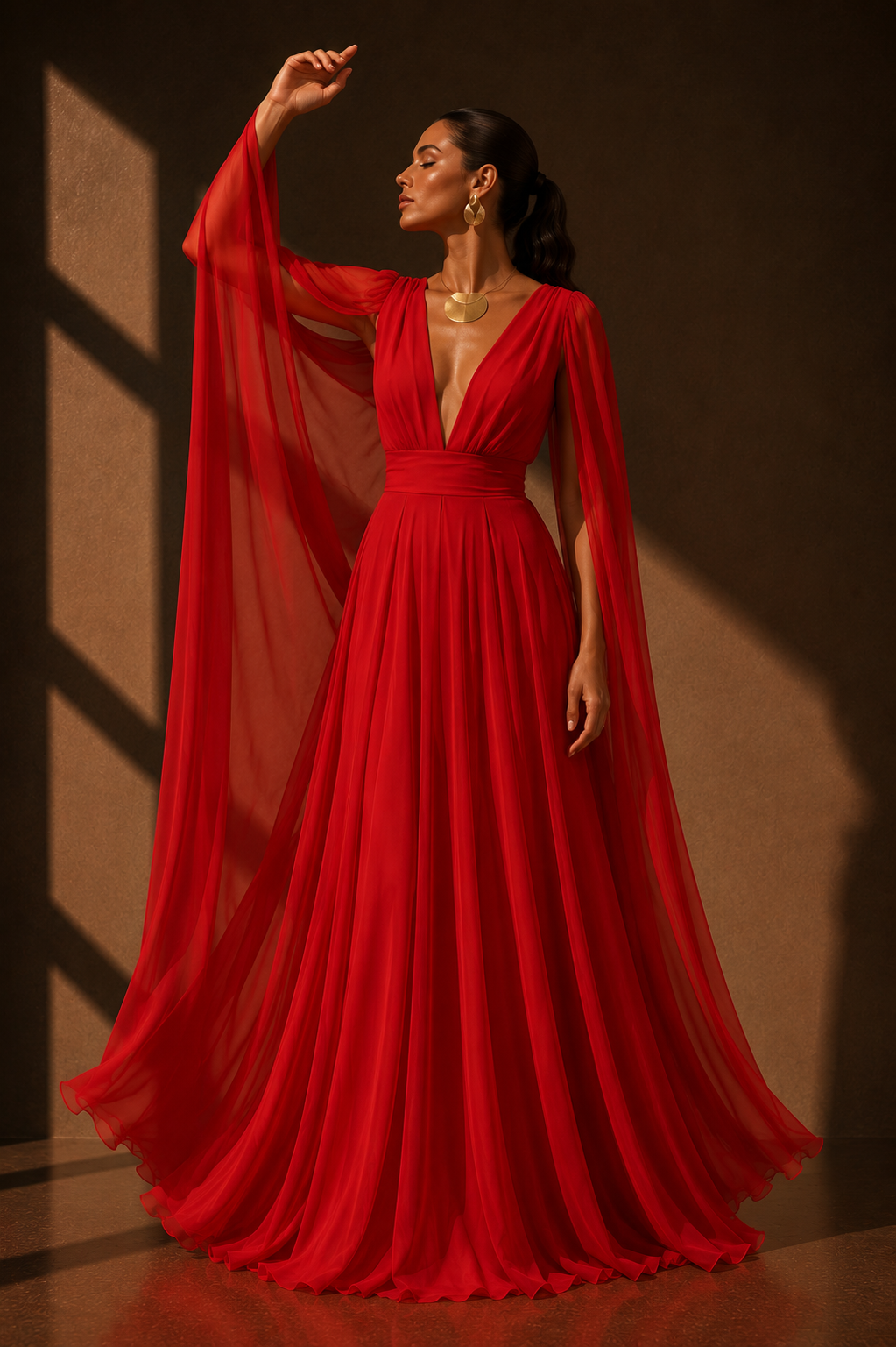 Vestido Girasol Rojo