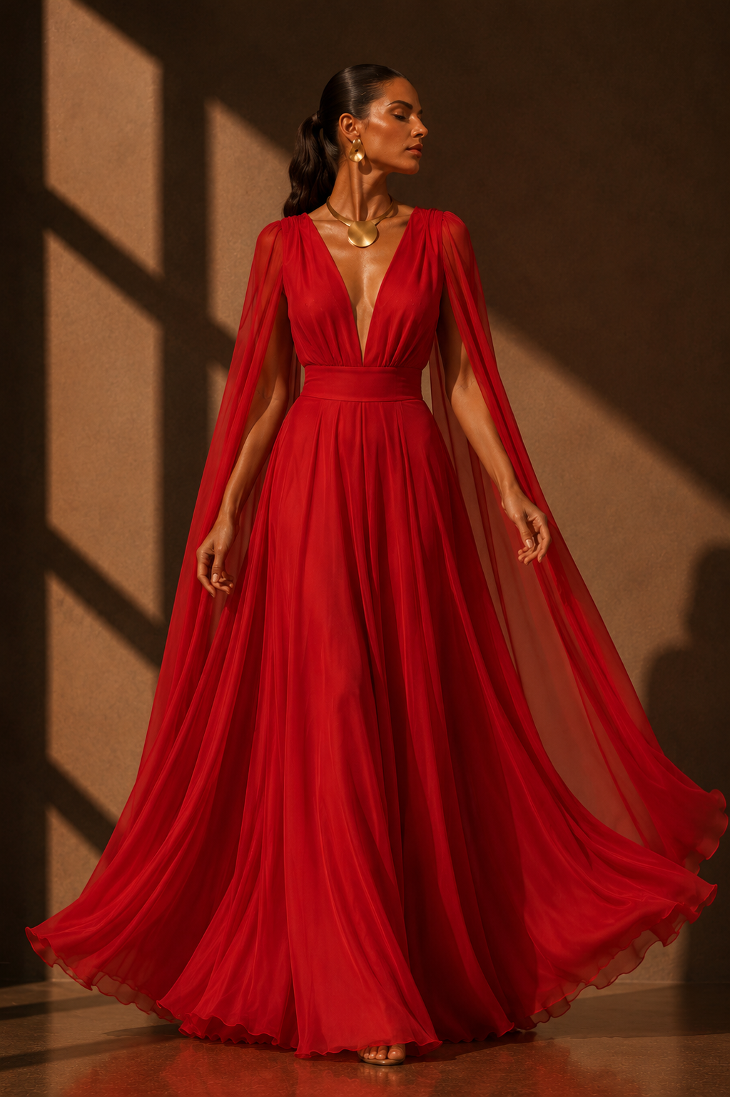 Vestido Girasol Rojo