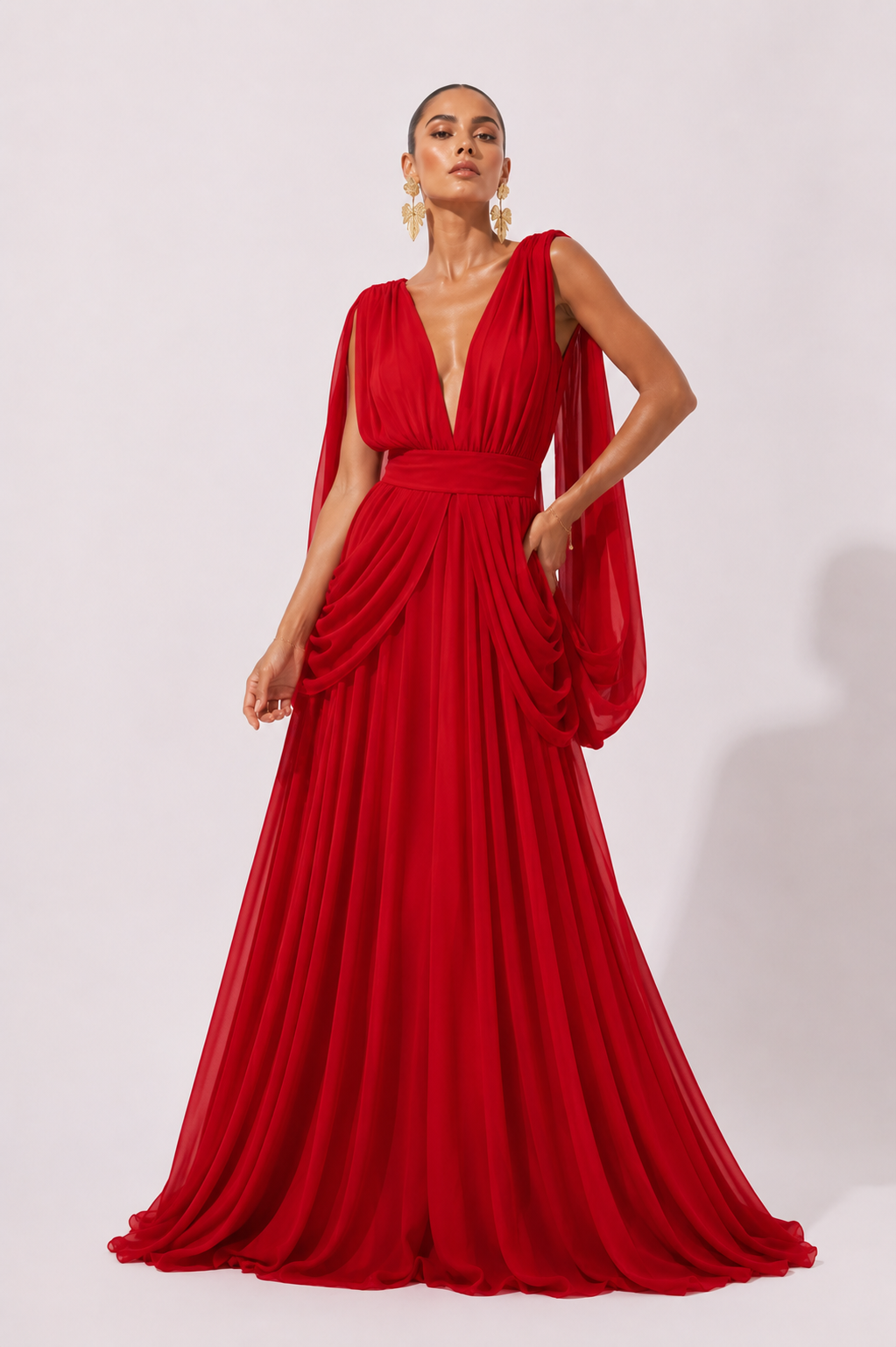 Vestido Hinora Rojo