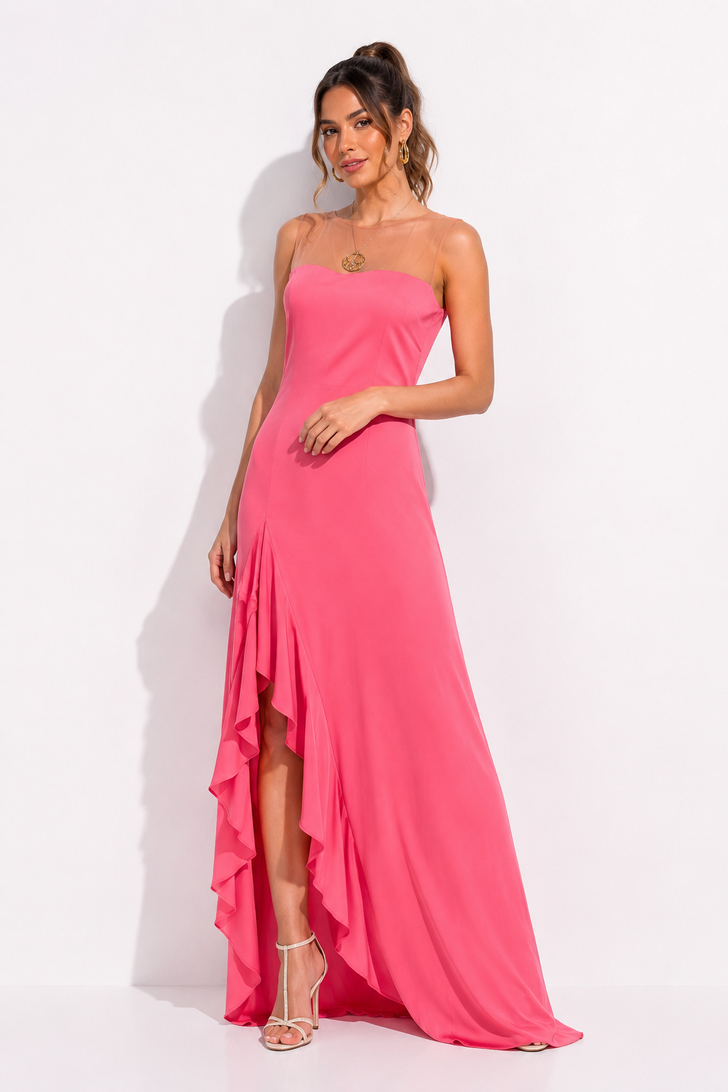 Vestido Inoa Salmon