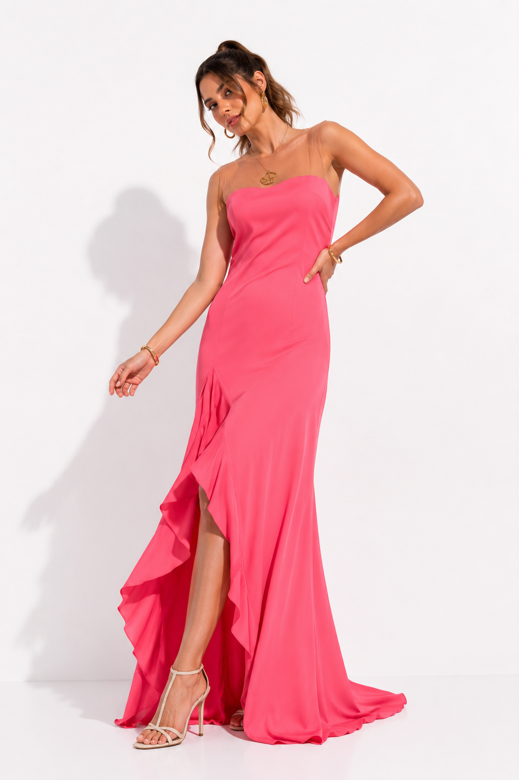 Vestido Inoa Salmon