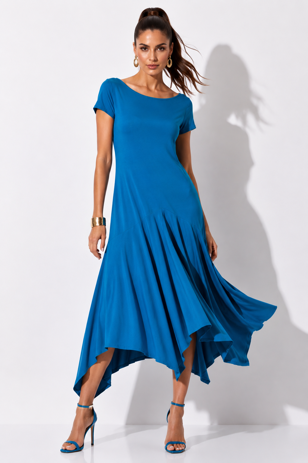 Vestido Nicolasa Petróleo