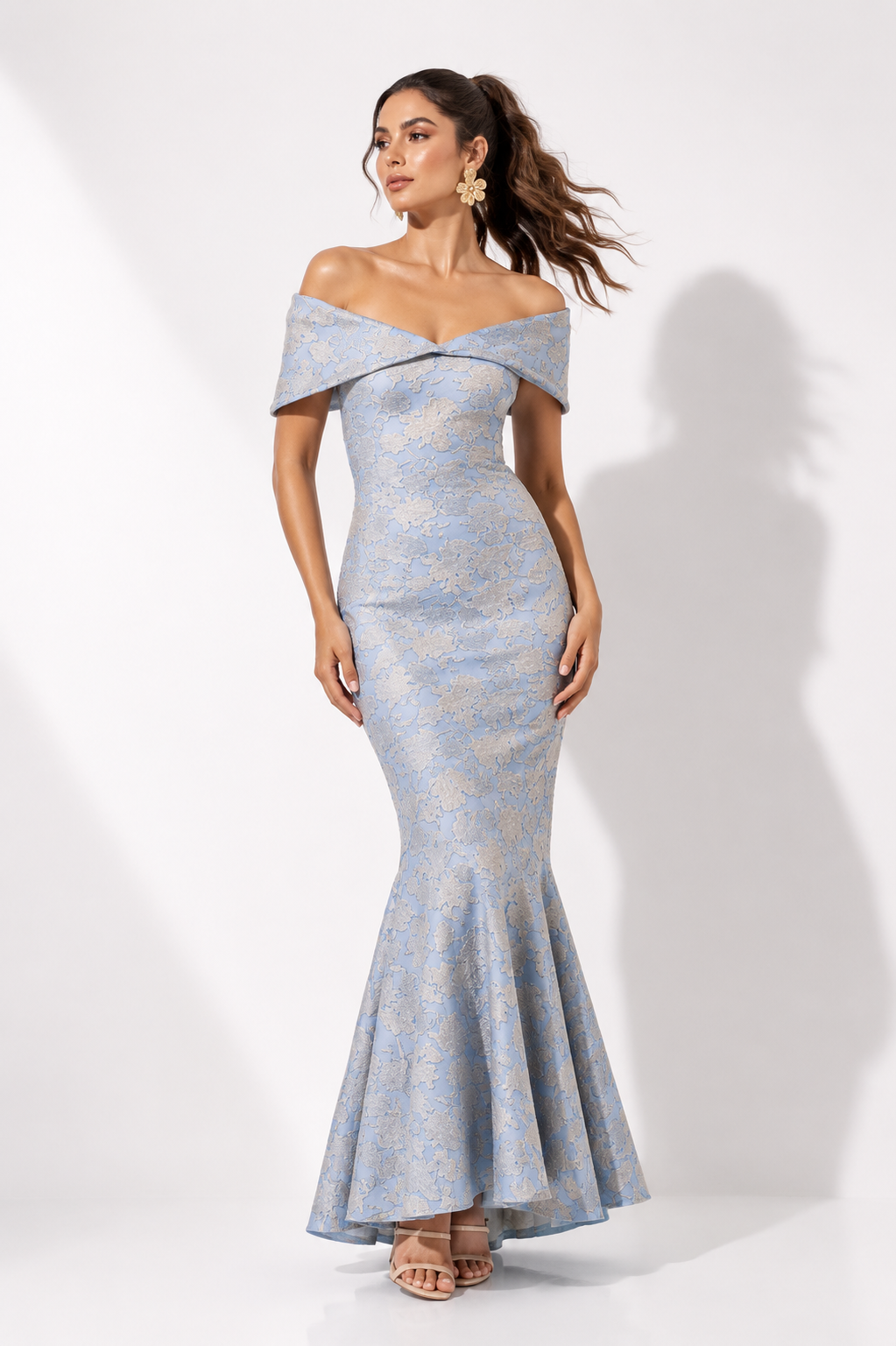 Vestido Sabina Ii Estampado Azul