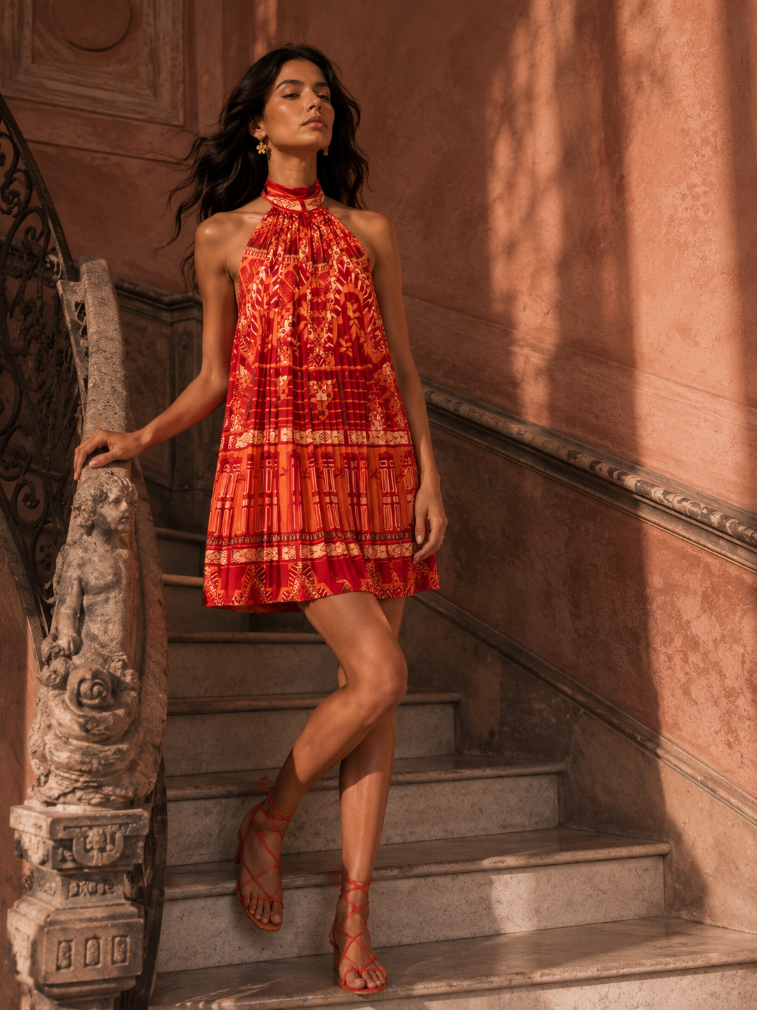 Vestido Salento estampado salento