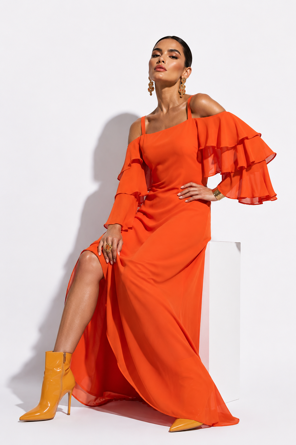 Vestido Sicilia Naranja