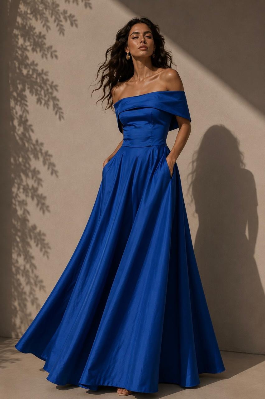 Vestido Topacio Azul
