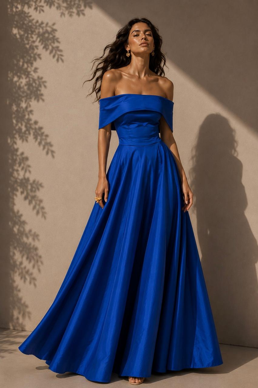 Vestido Topacio Azul