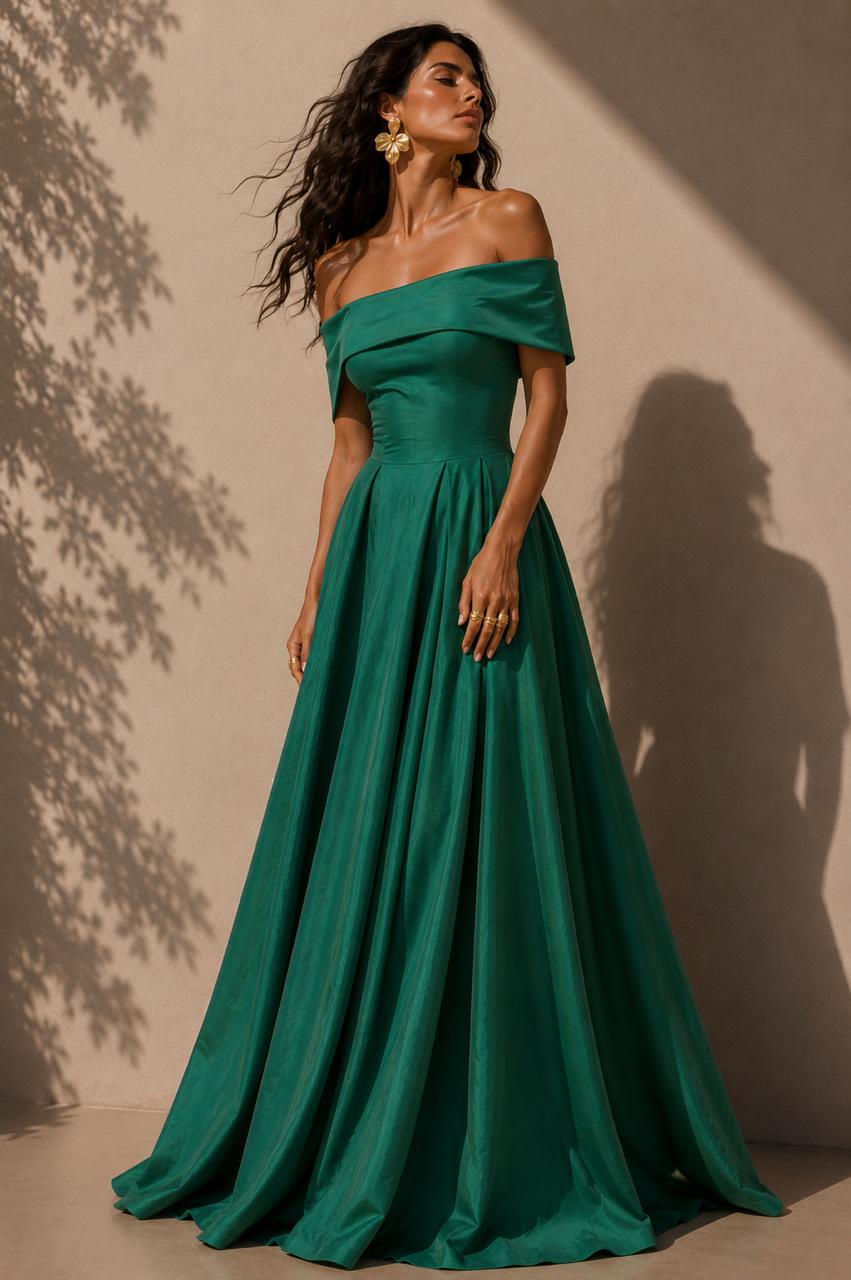 Vestido Topacio Verde