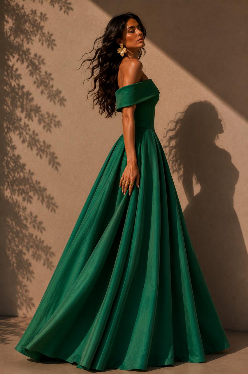 Vestido Topacio Verde