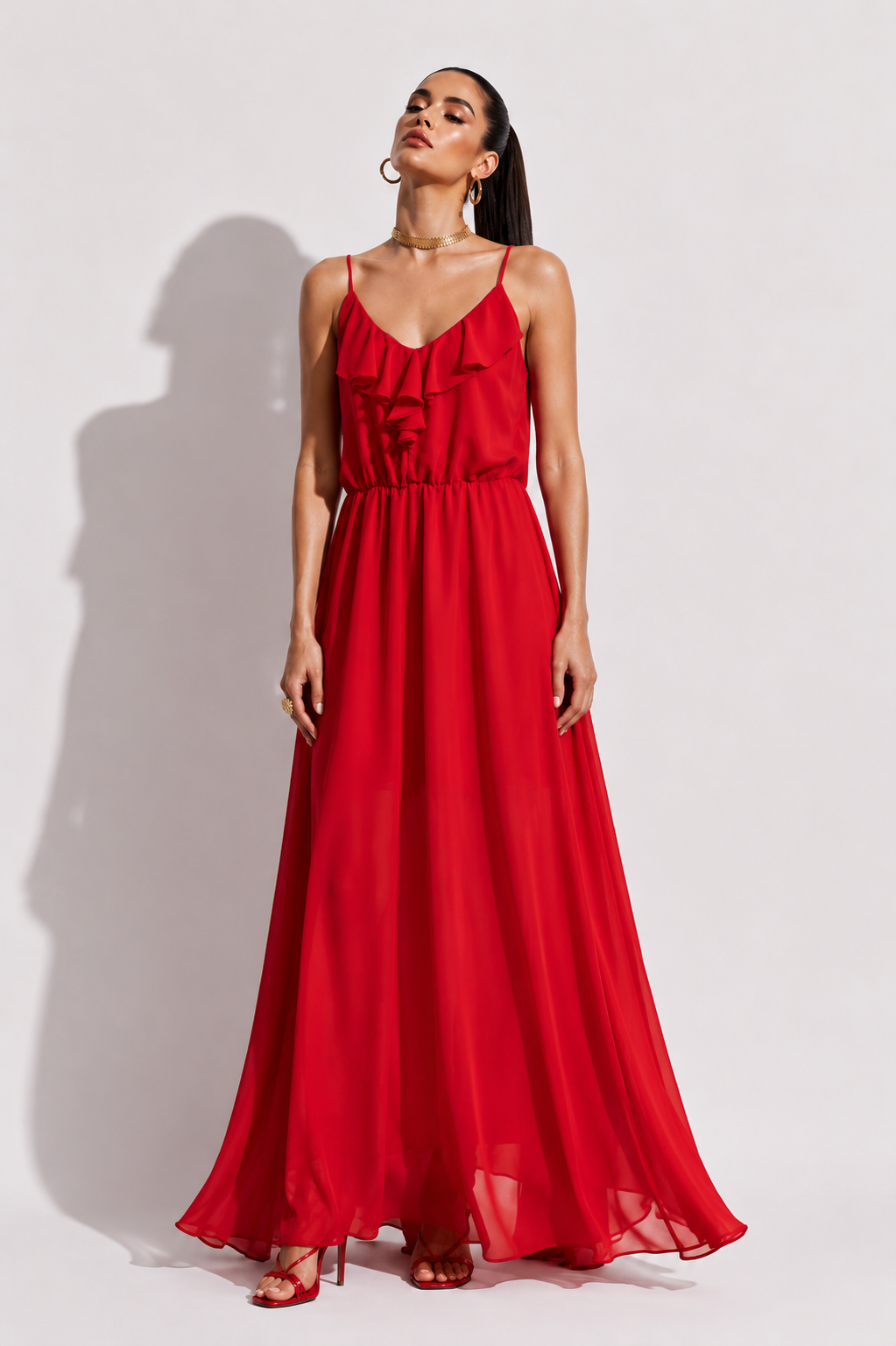 Vestido Zelma Rojo