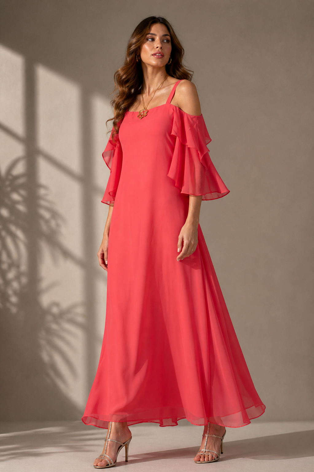 Vestido Sicilia Salmon