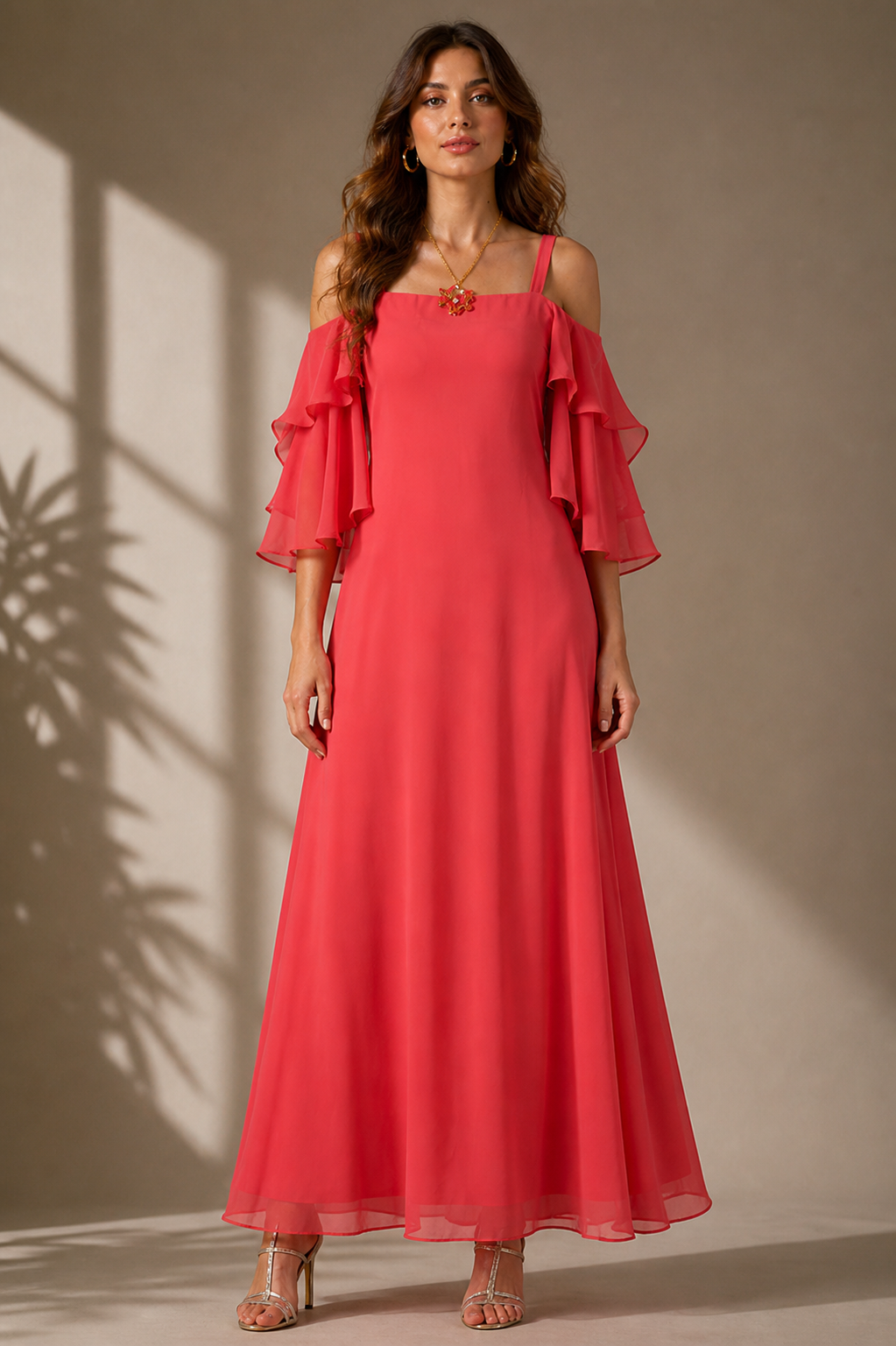Vestido Sicilia Salmon
