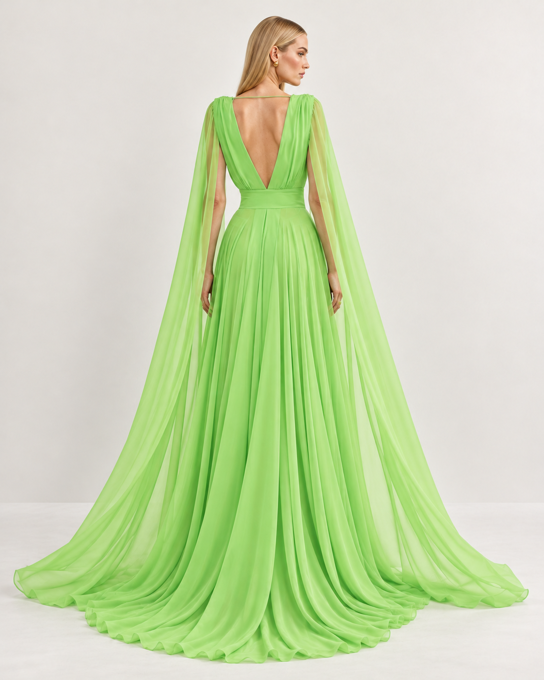 Vestido Girasol Verde Limón