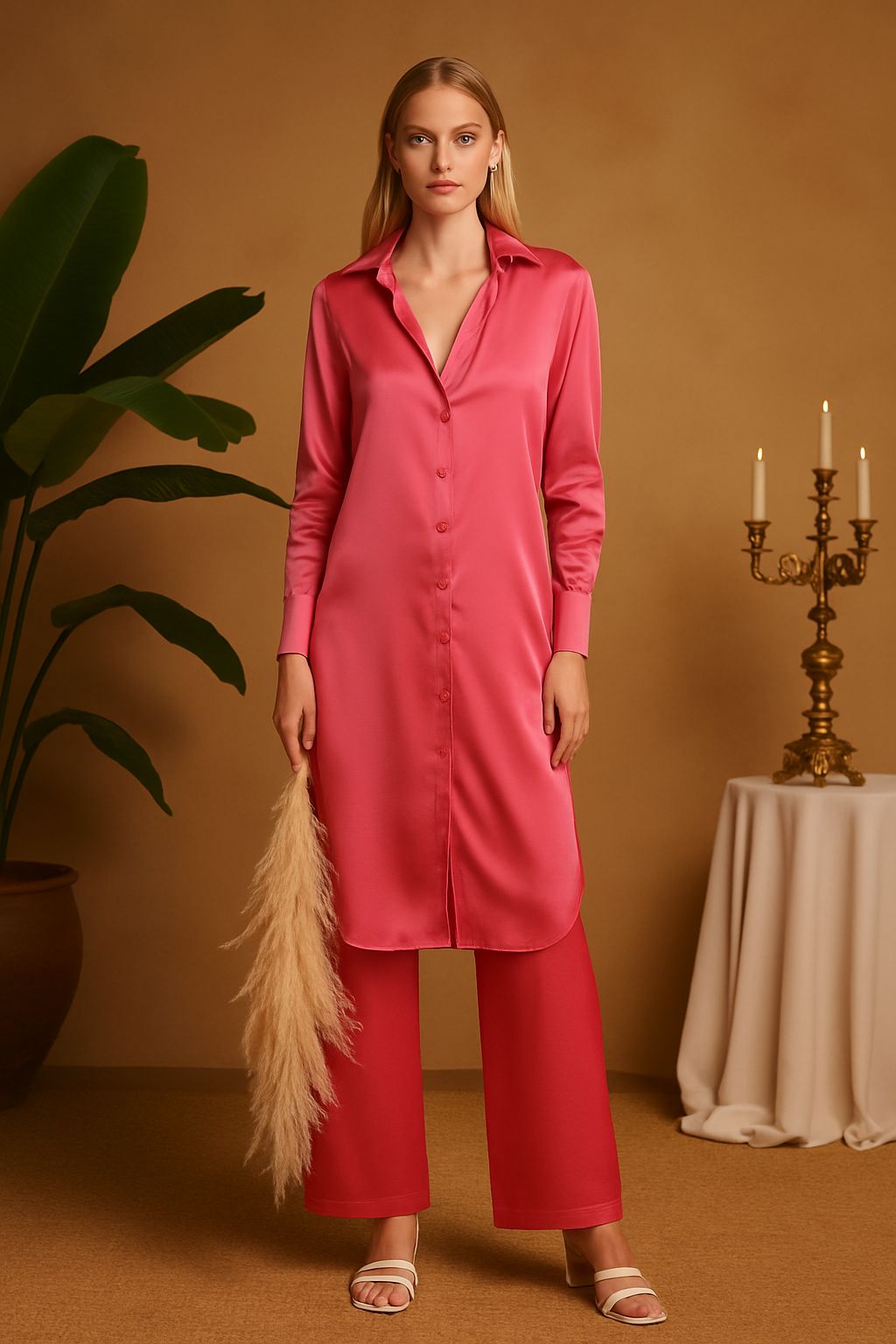 Blusa Aycandi Fucsia